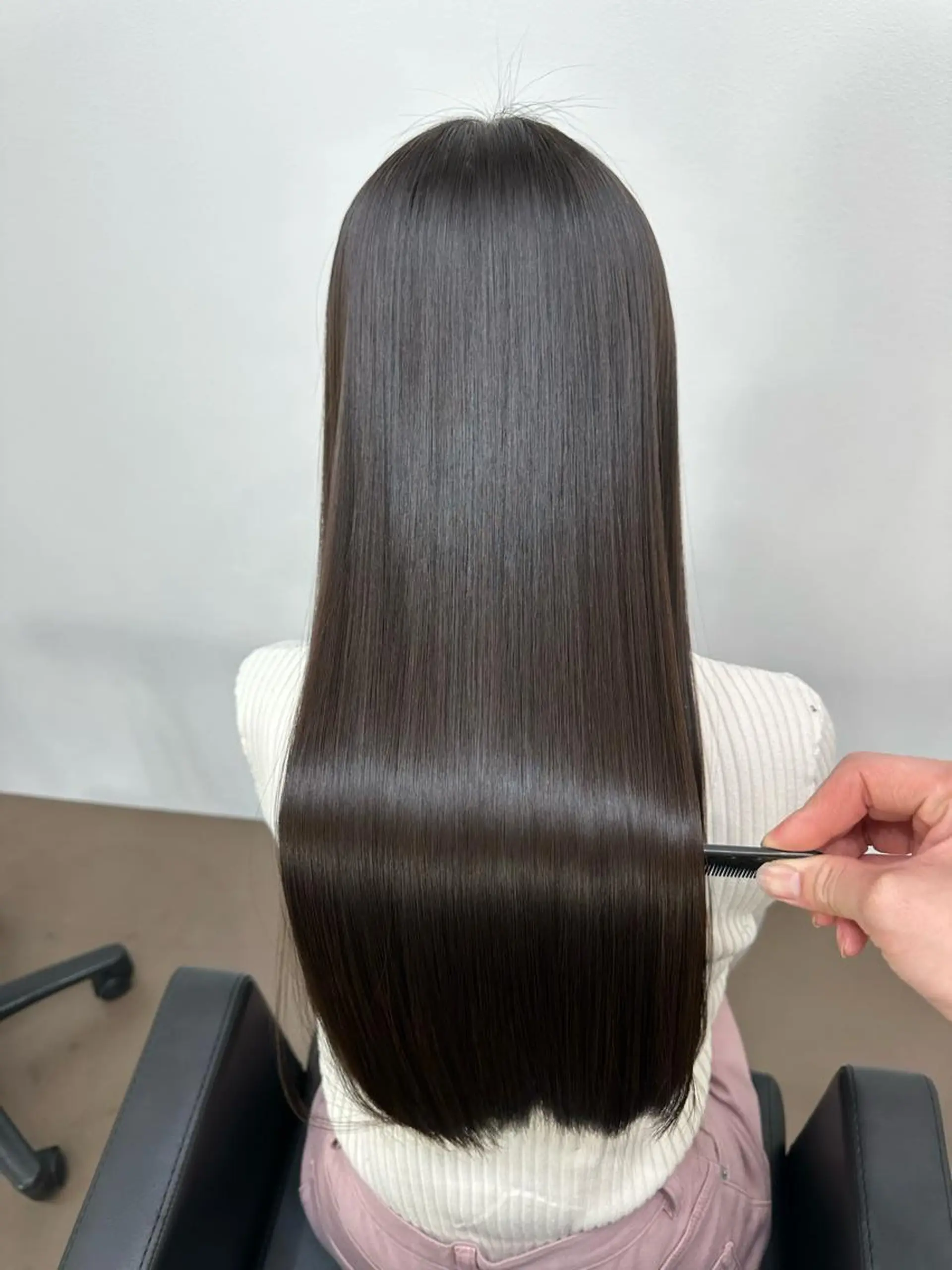 ロング ボブ ハイライト 髪質改善 ✂︎透明感カラー特化 /日和優真✂︎のヘアスタイル