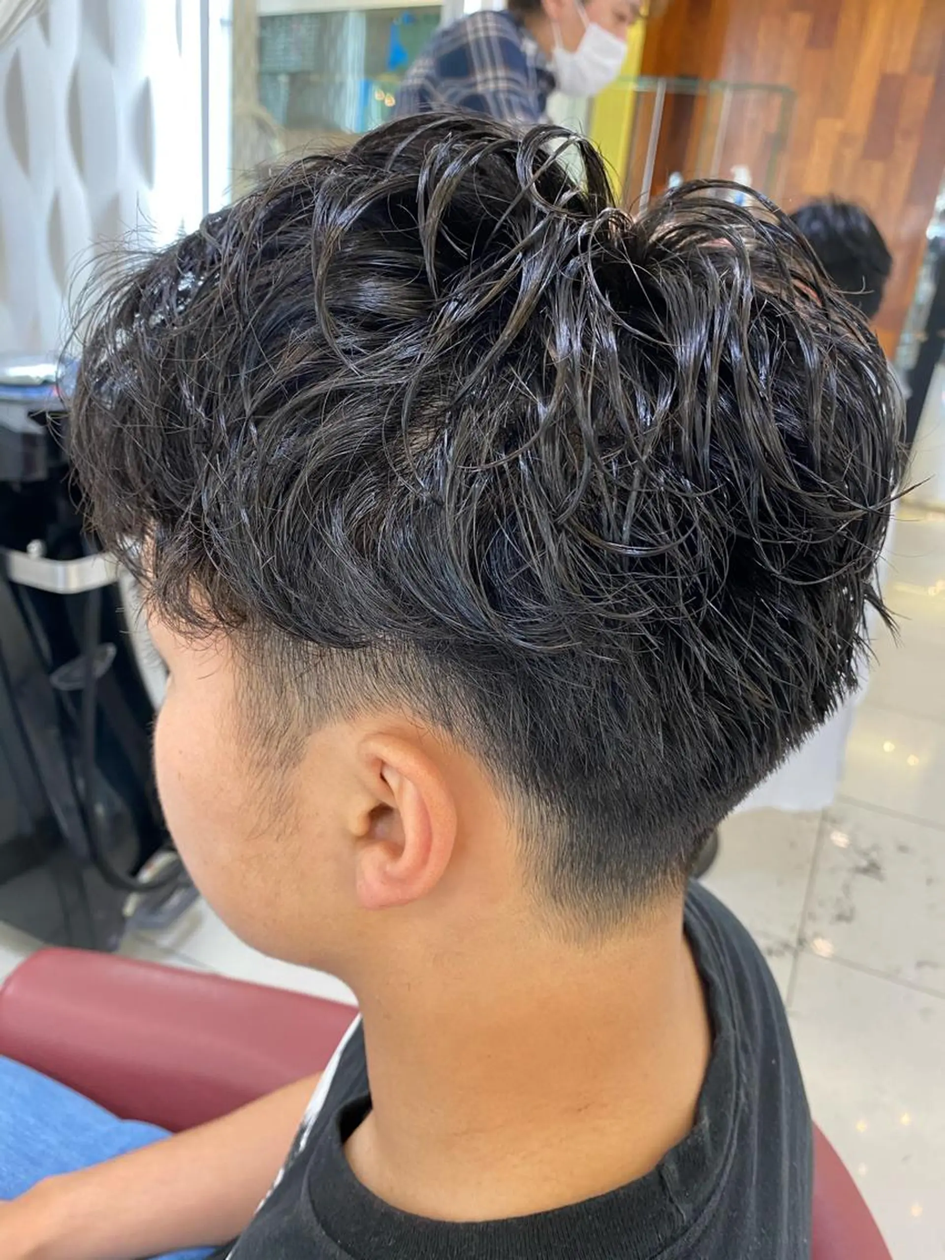 パーマ メンズ 瀬川 茉衣子のヘアスタイル