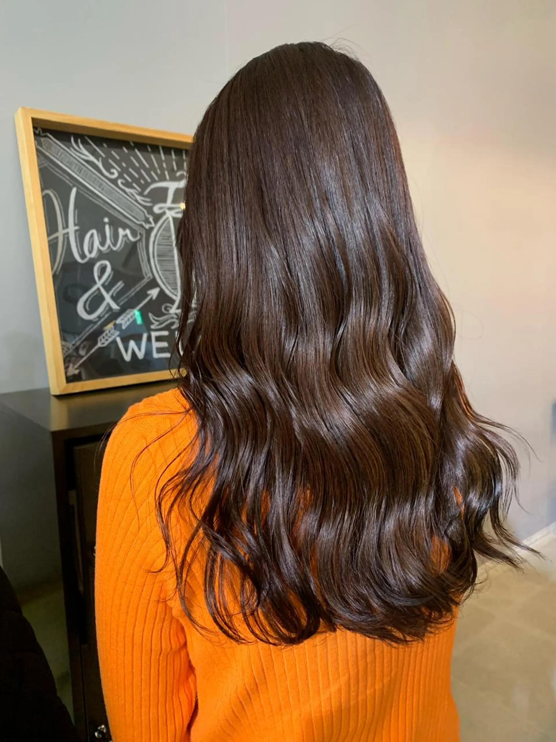 ロング カラー トリートメント ヘアカラー theF___ yukoのヘアスタイル