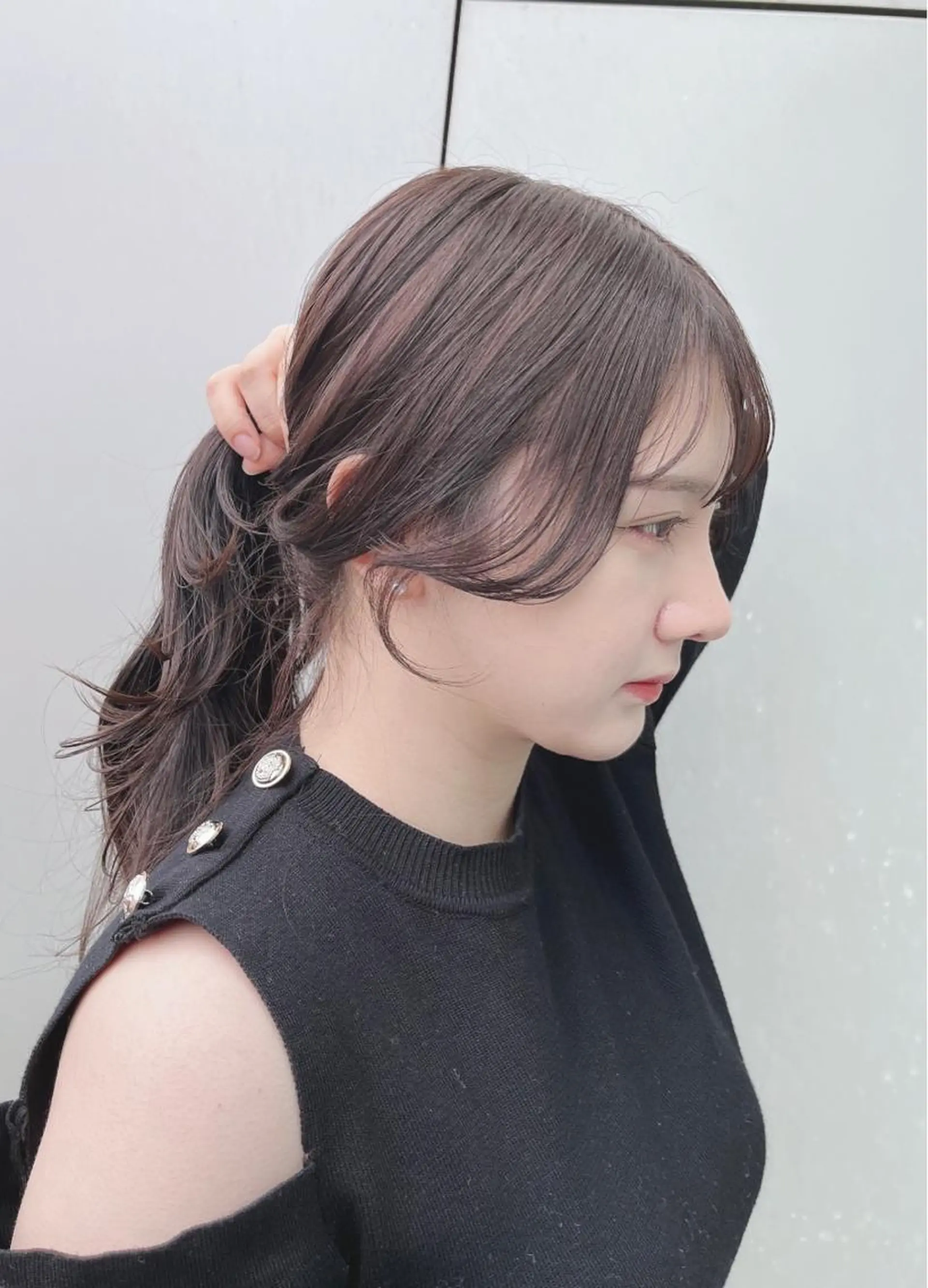 セミロング カット ヘアカラー トリートメント 🌫️大人韓国ヘア 🌫️naoyaのヘアスタイル