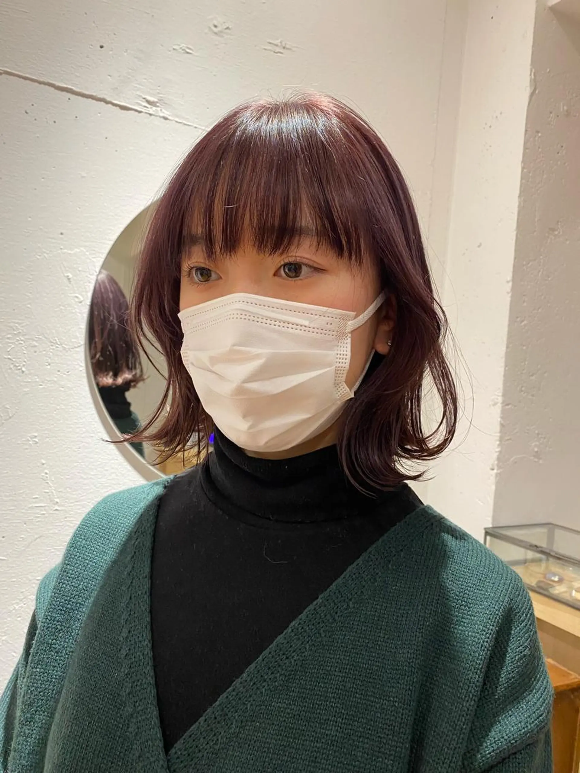 ミディアム カラー ラベンダーカラー ピンクカラー ピンクラベンダー 艶カラー 🤍🫧/makoのヘアスタイル