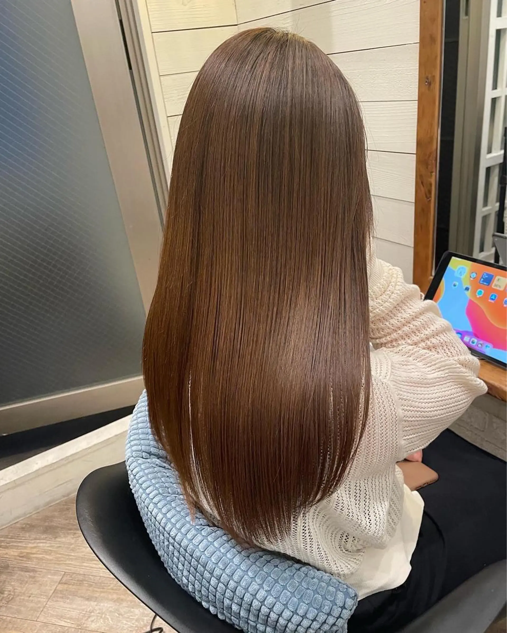 ロング 髪質改善 トリートメント トリートメント Hair Salon BOTTOMS所属・✨透明感ケアカラー✨ 長野ゆきなのヘアスタイル