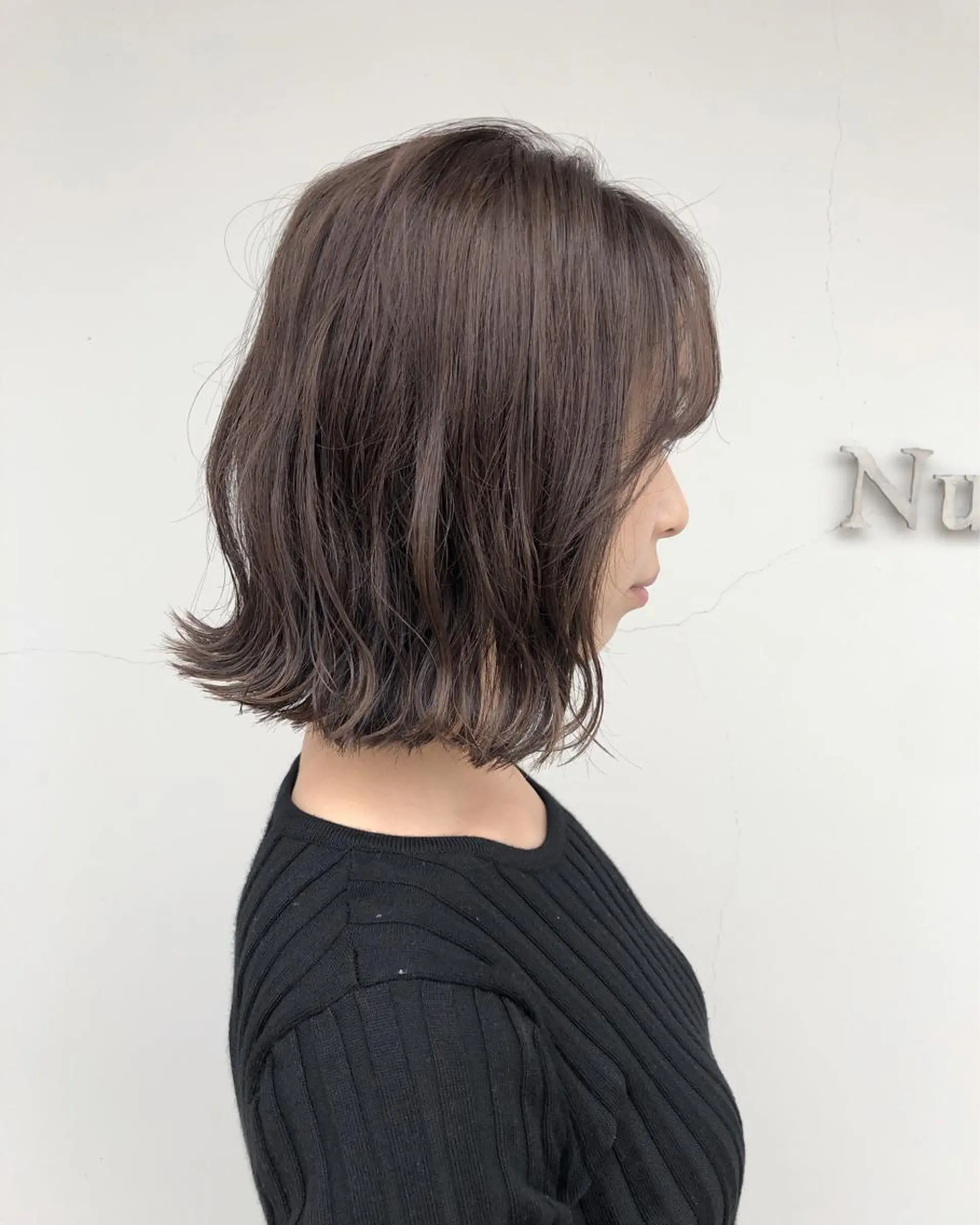 ミディアム カット ヘアカラー トリートメント Number2heaven所属・遠藤 和美のヘアスタイル