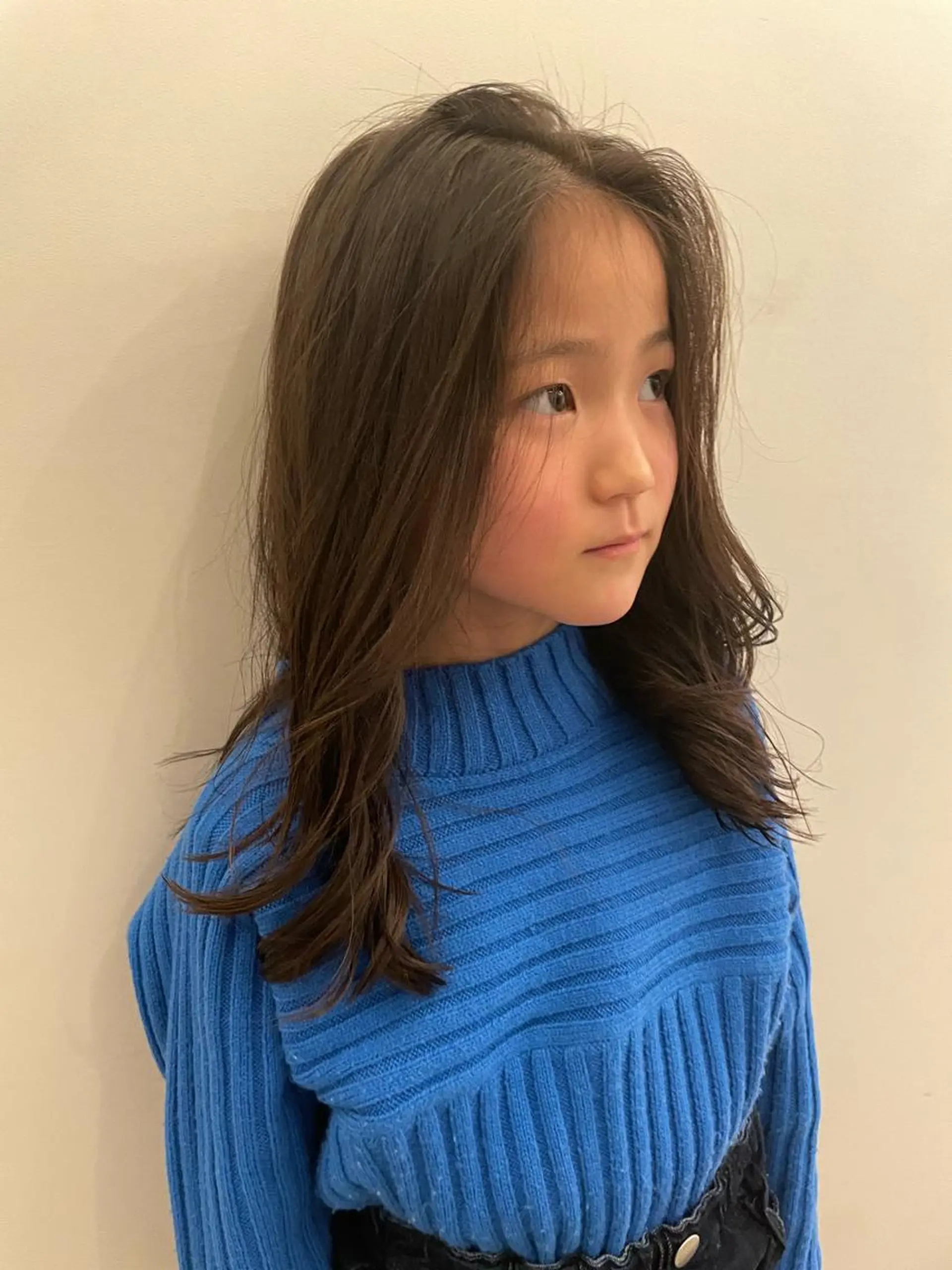 セミロング キッズ La fith hair fun 池袋店【ラフィスヘアーファン】所属・🦋透明感カラー/レ イヤー/ruru🦋のヘアスタイル