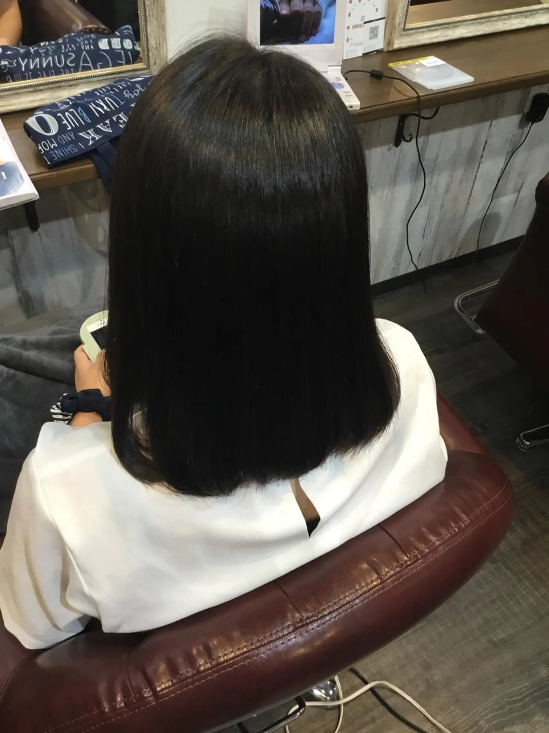 ミディアム パーマ embrace エンブレイスのヘアスタイル