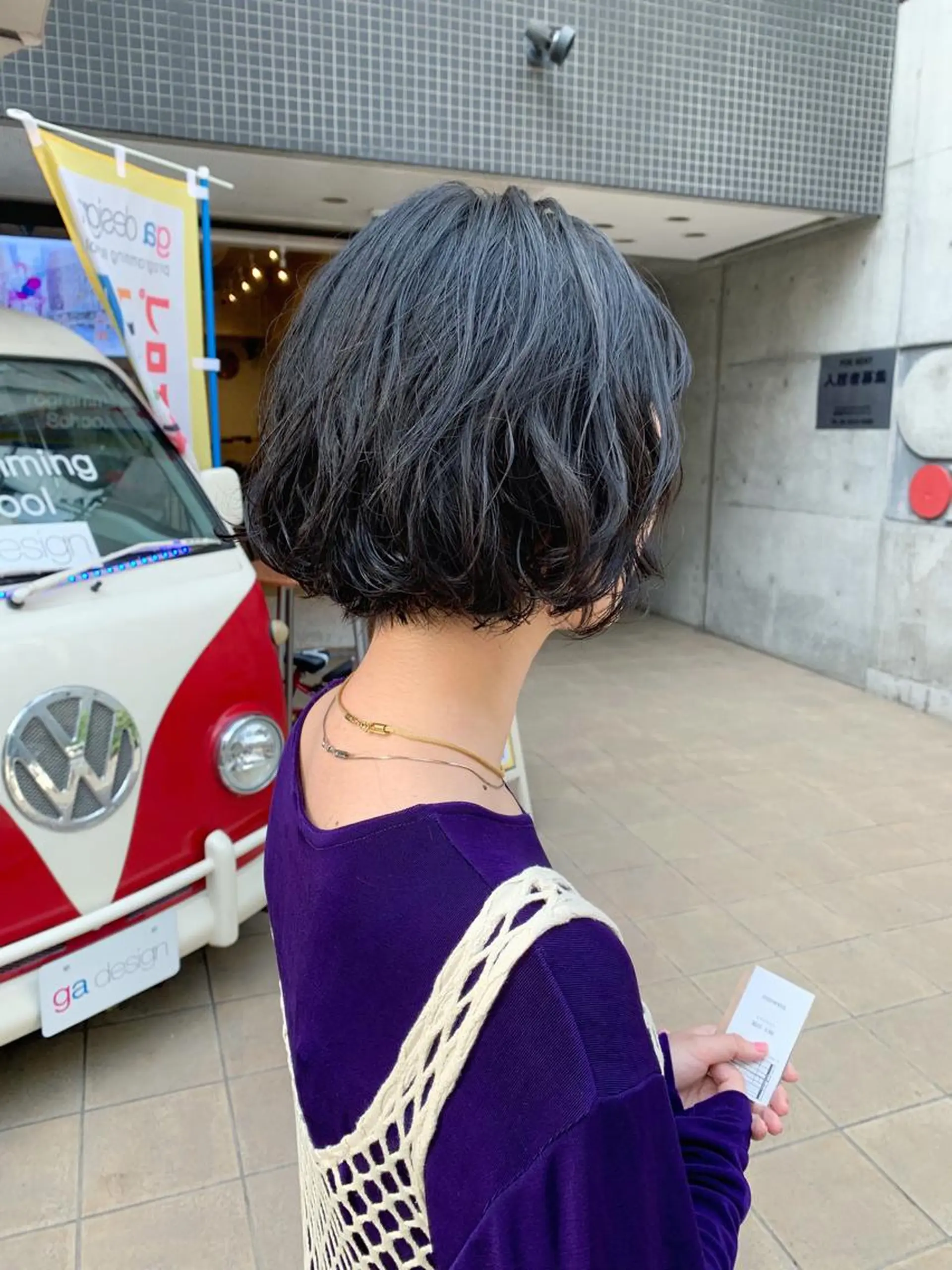 ショート カラー パーマ カット ヘアカラー パーマ WEG所属・韓国レイヤー/艶髪 WATSUKIのヘアスタイル