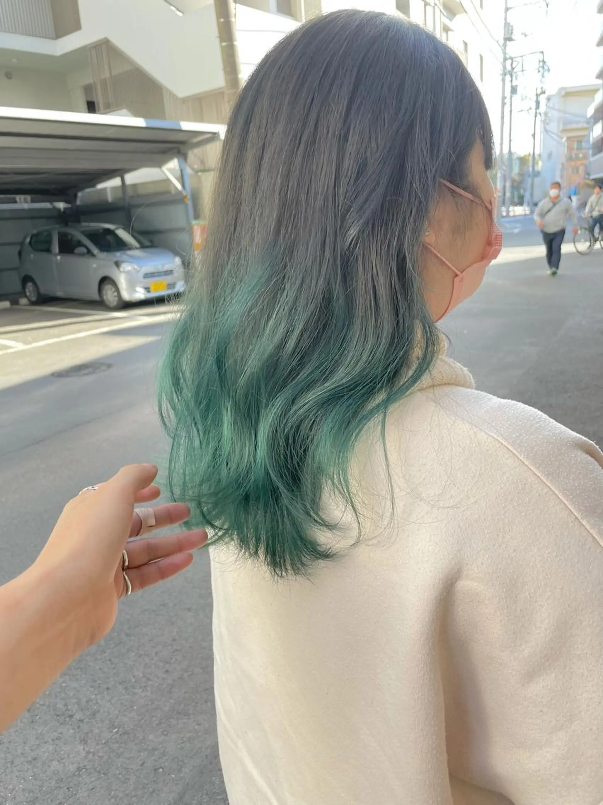 セミロング カラー ダブルカラー トリートメント ヘアカラー トリートメント branch by suri-ru所属・branch 中原のヘアスタイル