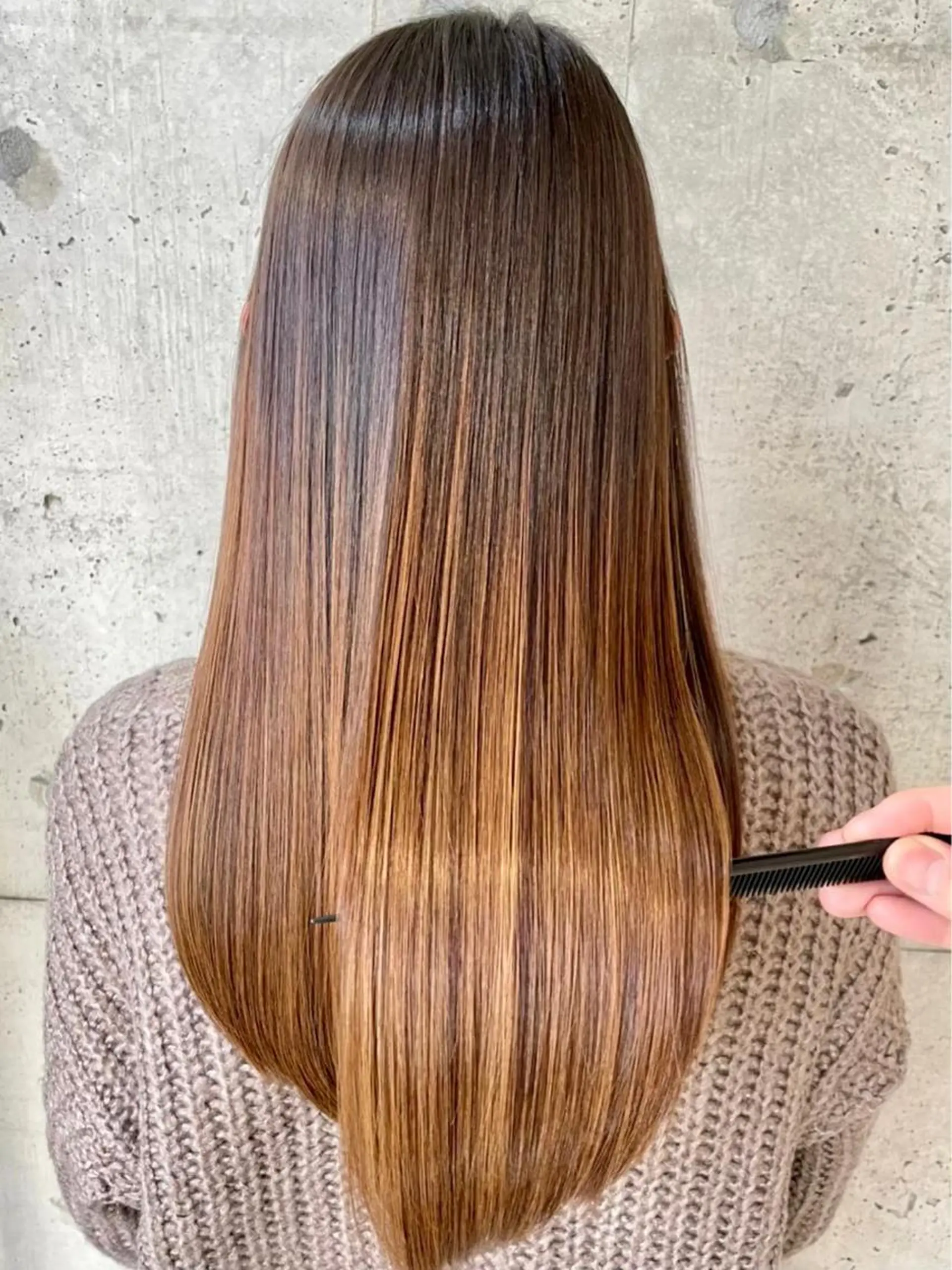 ロング 髪質改善 トリートメント ヘアカラー トリートメント ヘッドスパ youres hair所属・⭐️日吉髪質改善⭐️ 北村綾梧のヘアスタイル