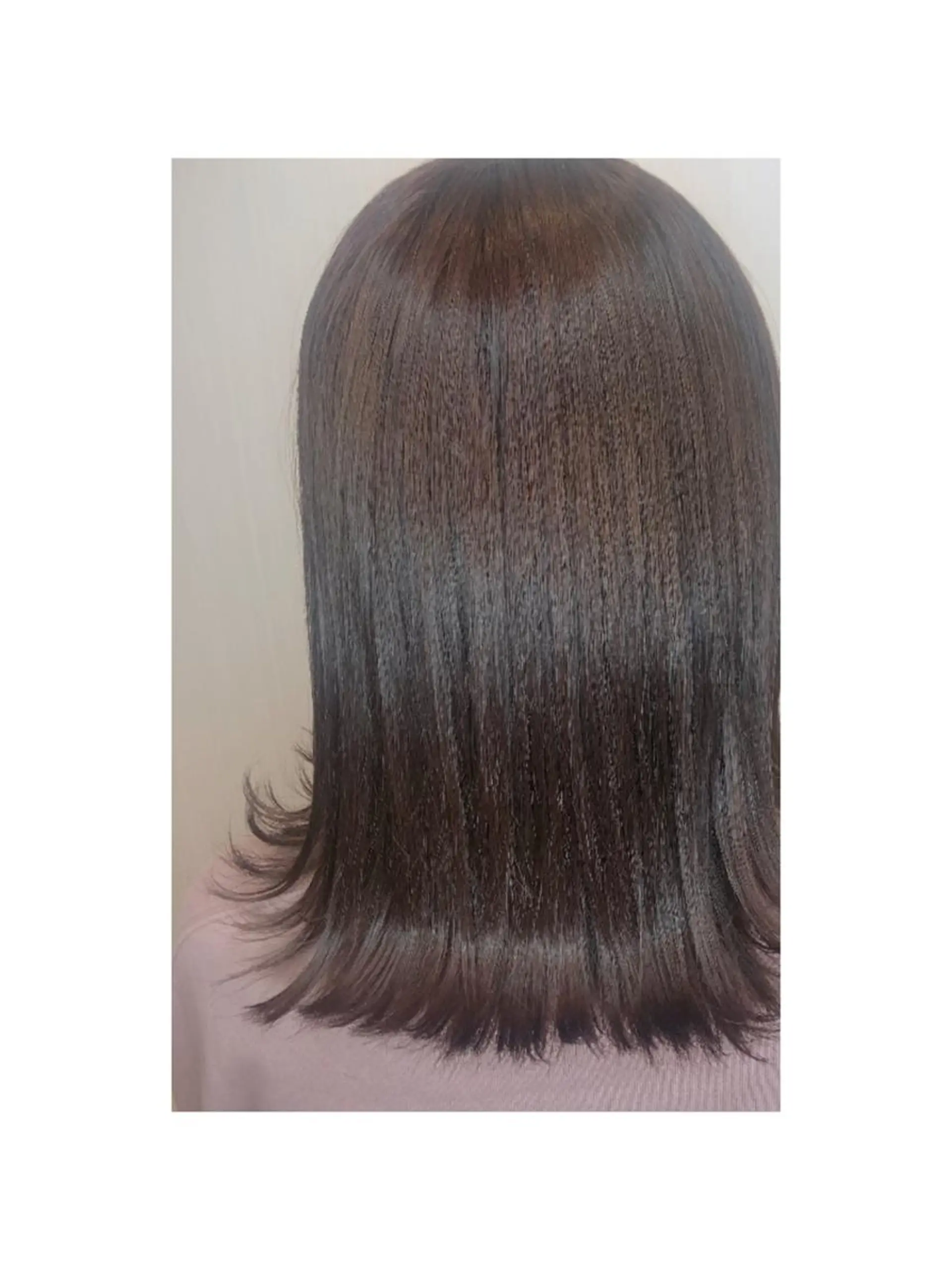 ミディアム カラー やました りなのヘアスタイル