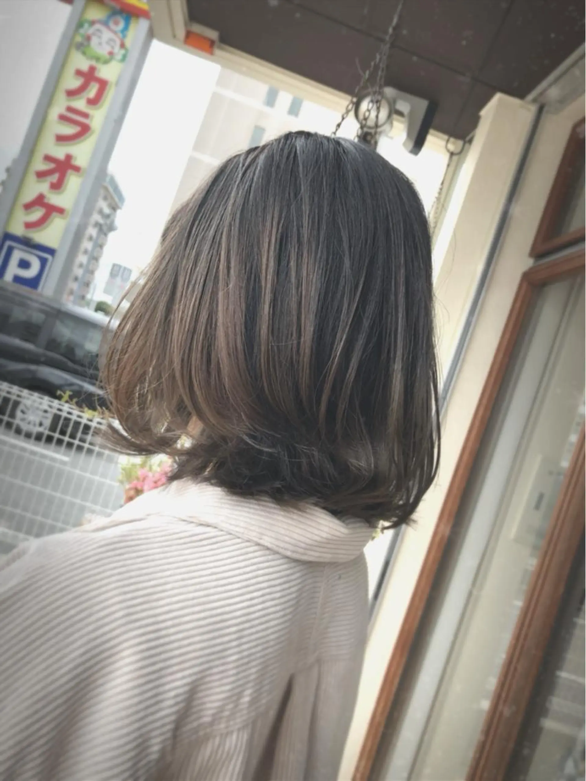 ミディアム カラー カット ヘアカラー アルグラーテ所属・アルグラーテ 上原のヘアスタイル