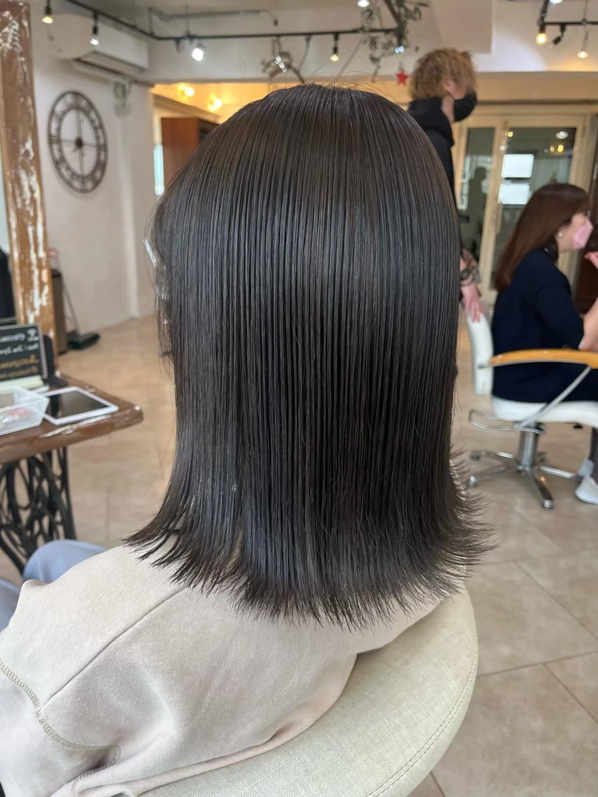 ミディアム カラー 💛ハイトーン💛 りむのヘアスタイル