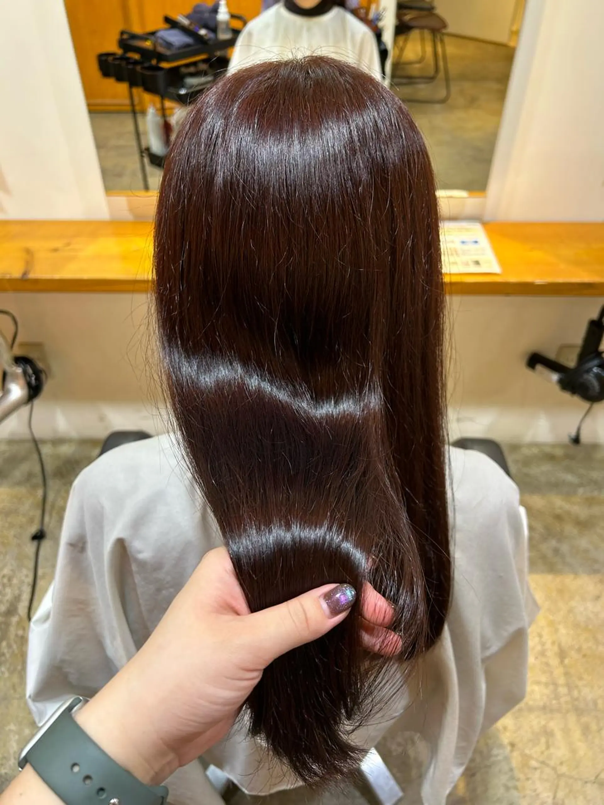 カラー ピンクカラー ナチュラル大人っぽい スタイル　MAORIのヘアスタイル