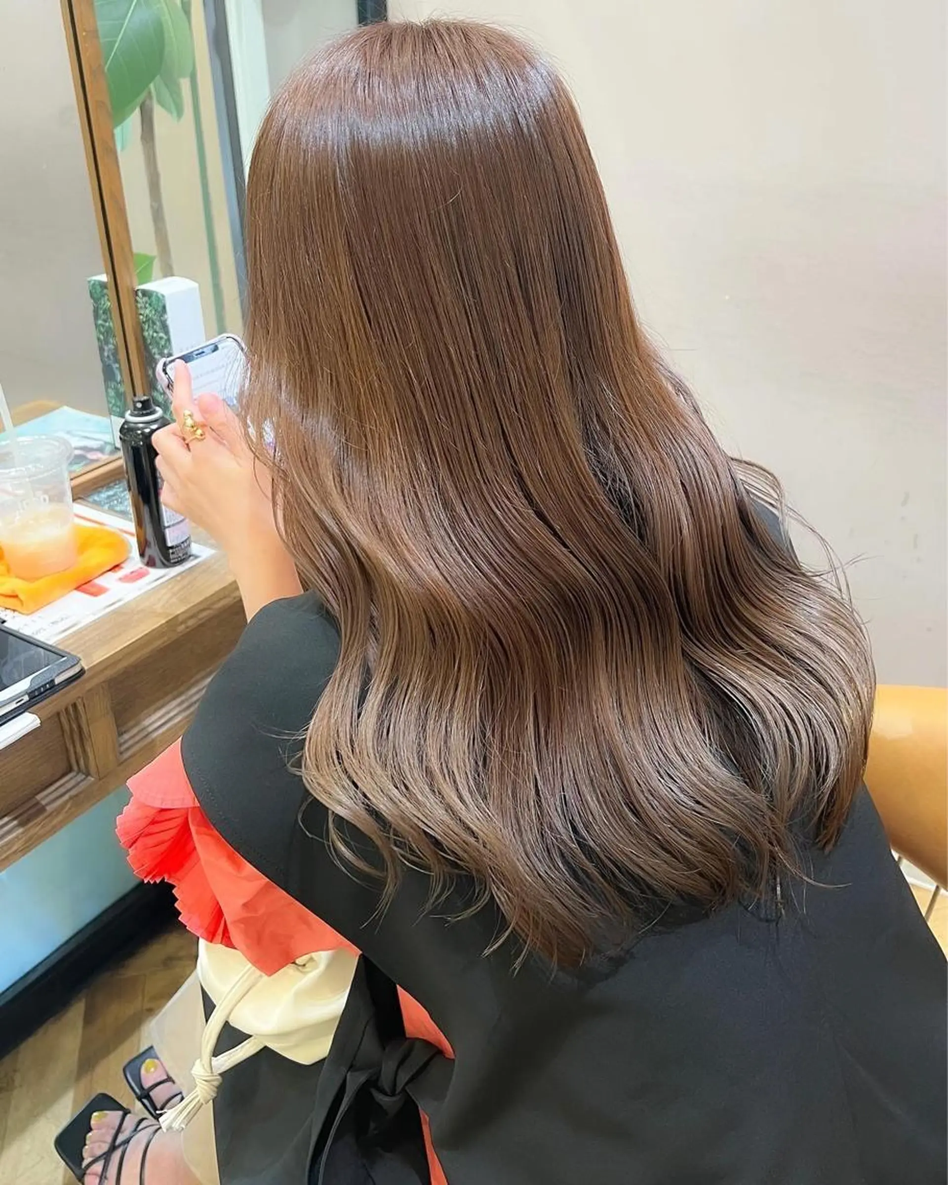 ロング カラー カット ヘアカラー トリートメント 🇰🇷韓国レイヤー 錦糸町【北山謙三】のヘアスタイル