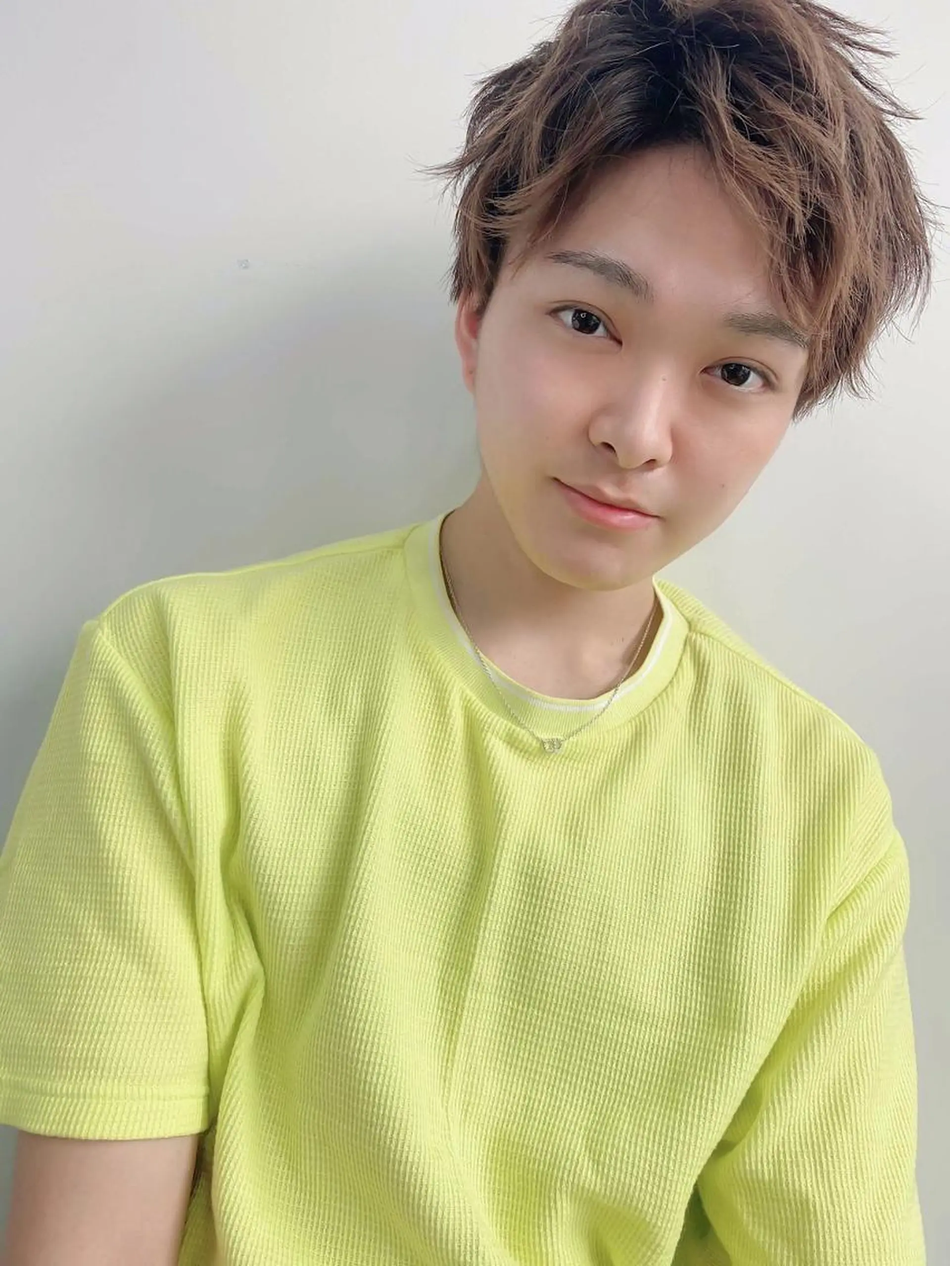 メンズ カラー ショート 梅田茶屋町 Yutaのヘアスタイル