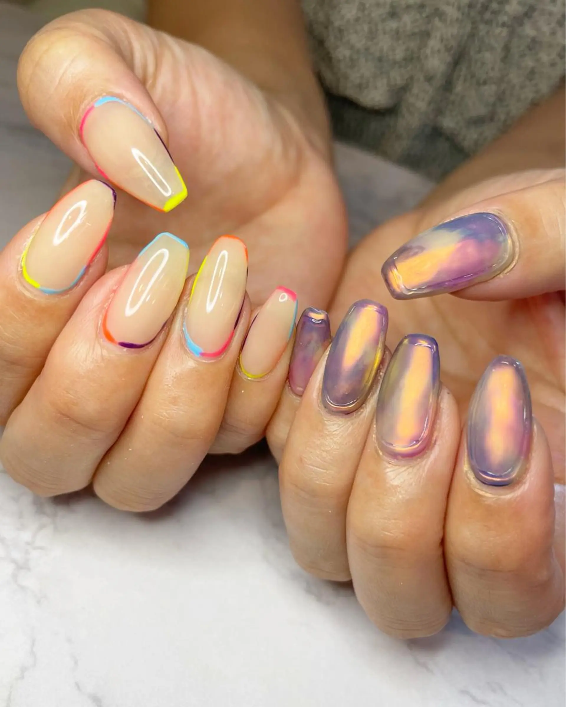 ネイル ジェルネイル ハンドネイル LaLa Peach 福岡のマツエク・マツパデザイン