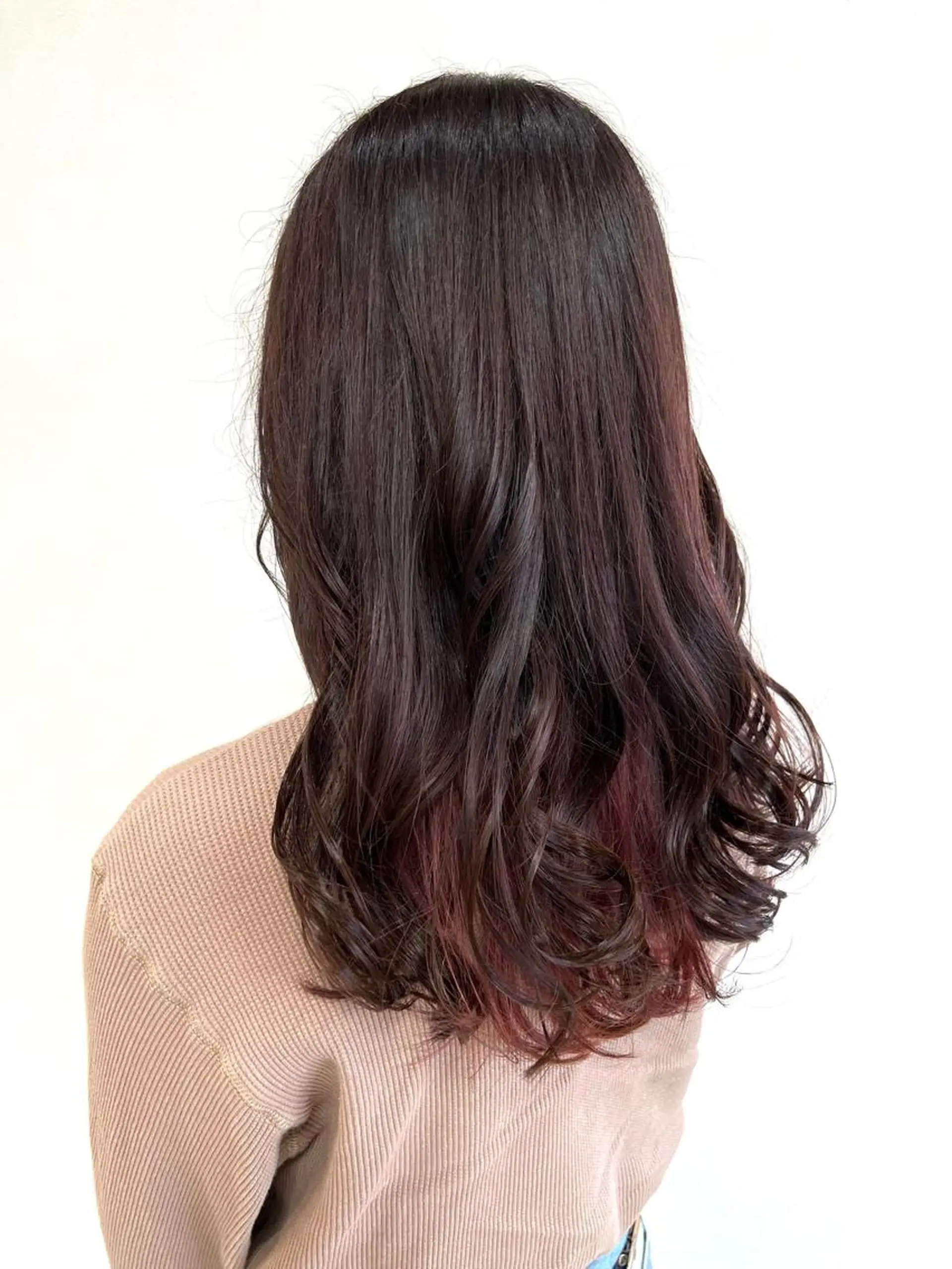 セミロング ショート/白髪ぼかし 君和田若菜のヘアスタイル