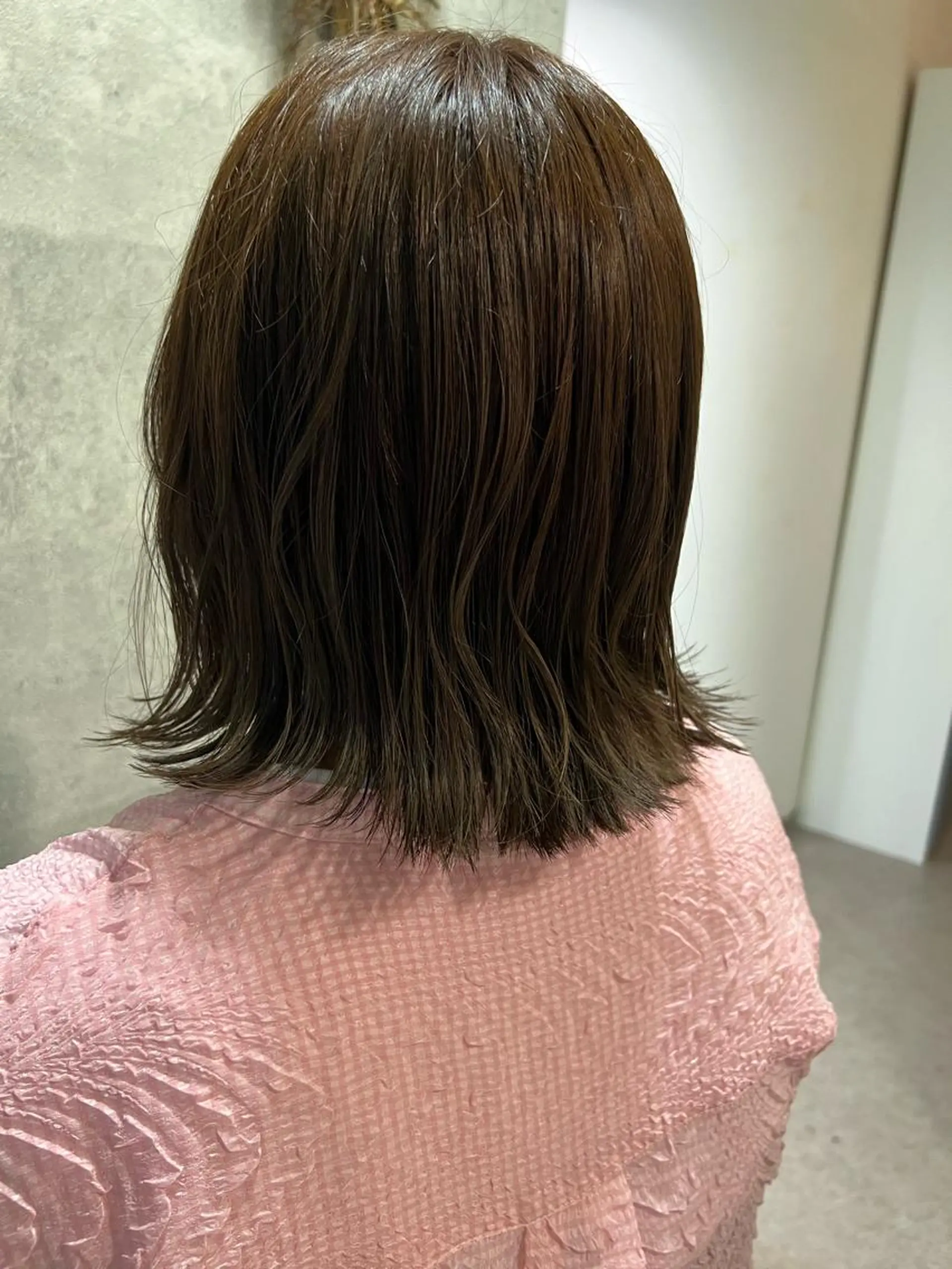 カラー ベージュカラー オリーブベージュ 和田 真由子のヘアスタイル