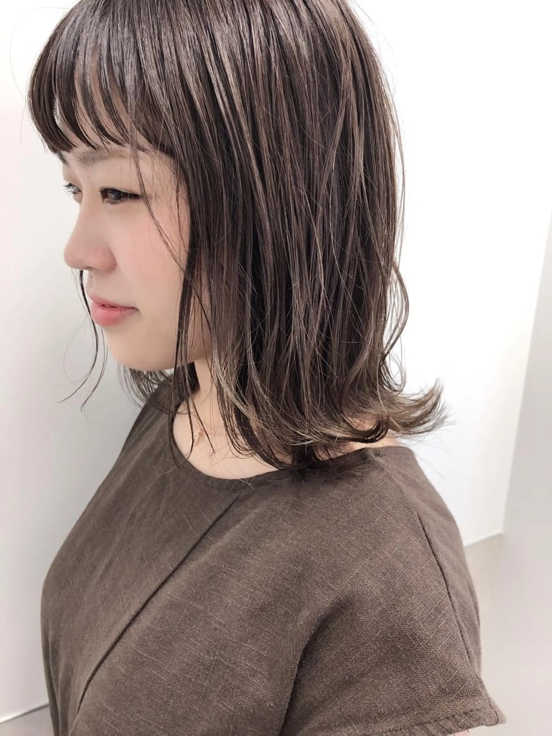 ミディアム カラー パーマ ヘアアレンジ キッズ ネイル マツエク・マツパ umu.［韓国ヘア /レイヤーカット］のヘアスタイル