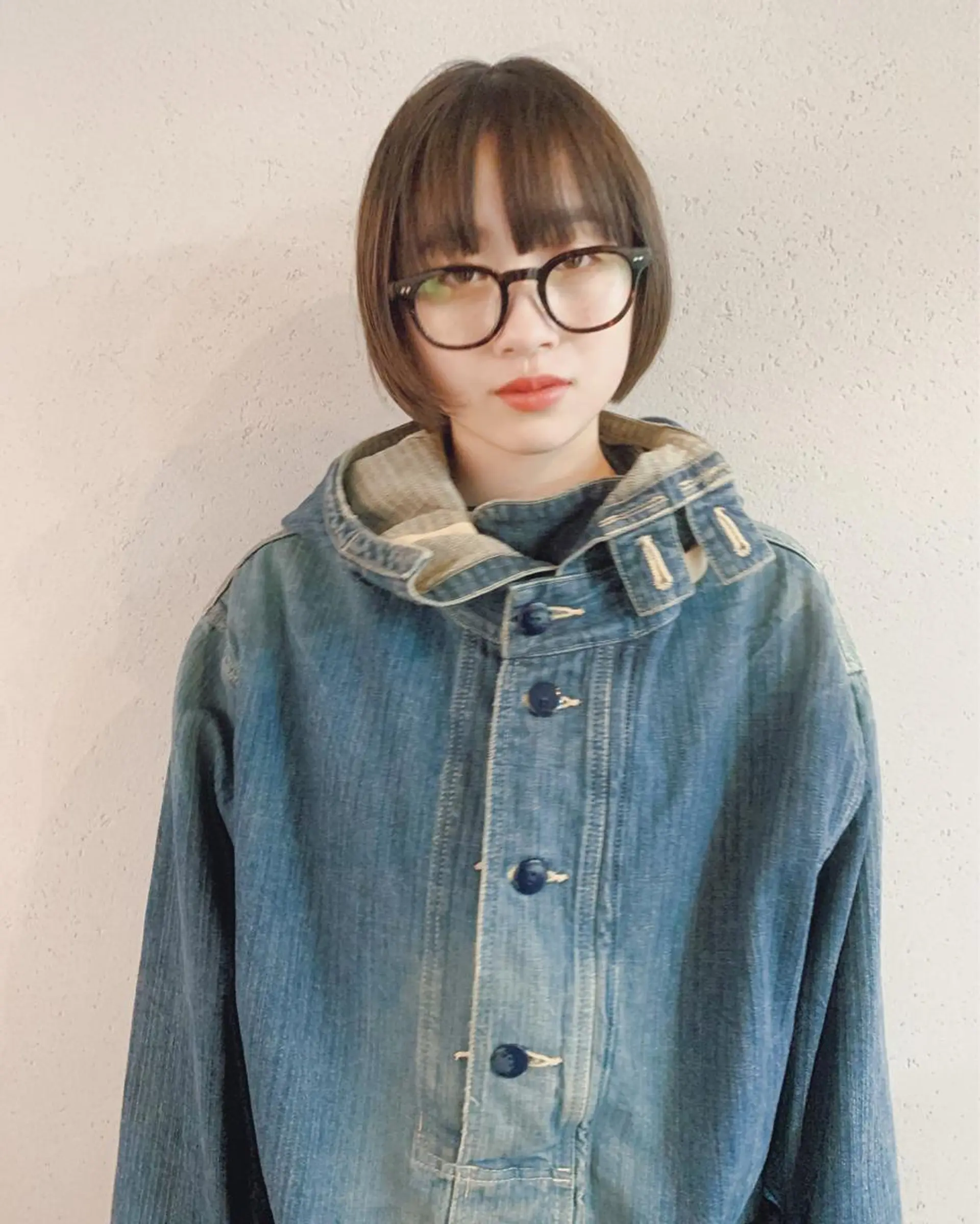 ショート カラー ボブパーマコテ巻き風 パーマNo1深江秀平のヘアスタイル