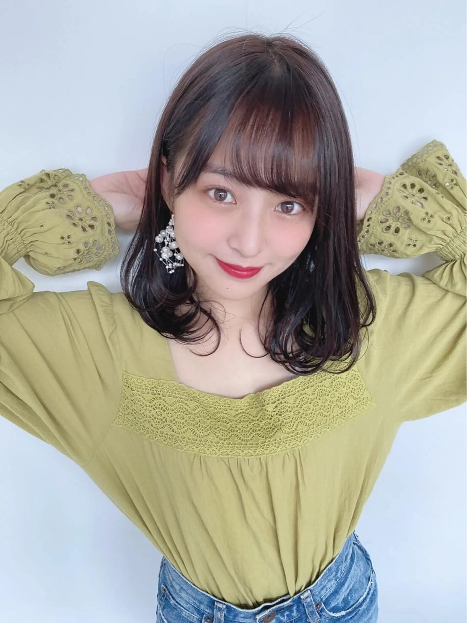 セミロング カラー ヘアアレンジ 女性が憧れる ショート/角田愛和のヘアスタイル