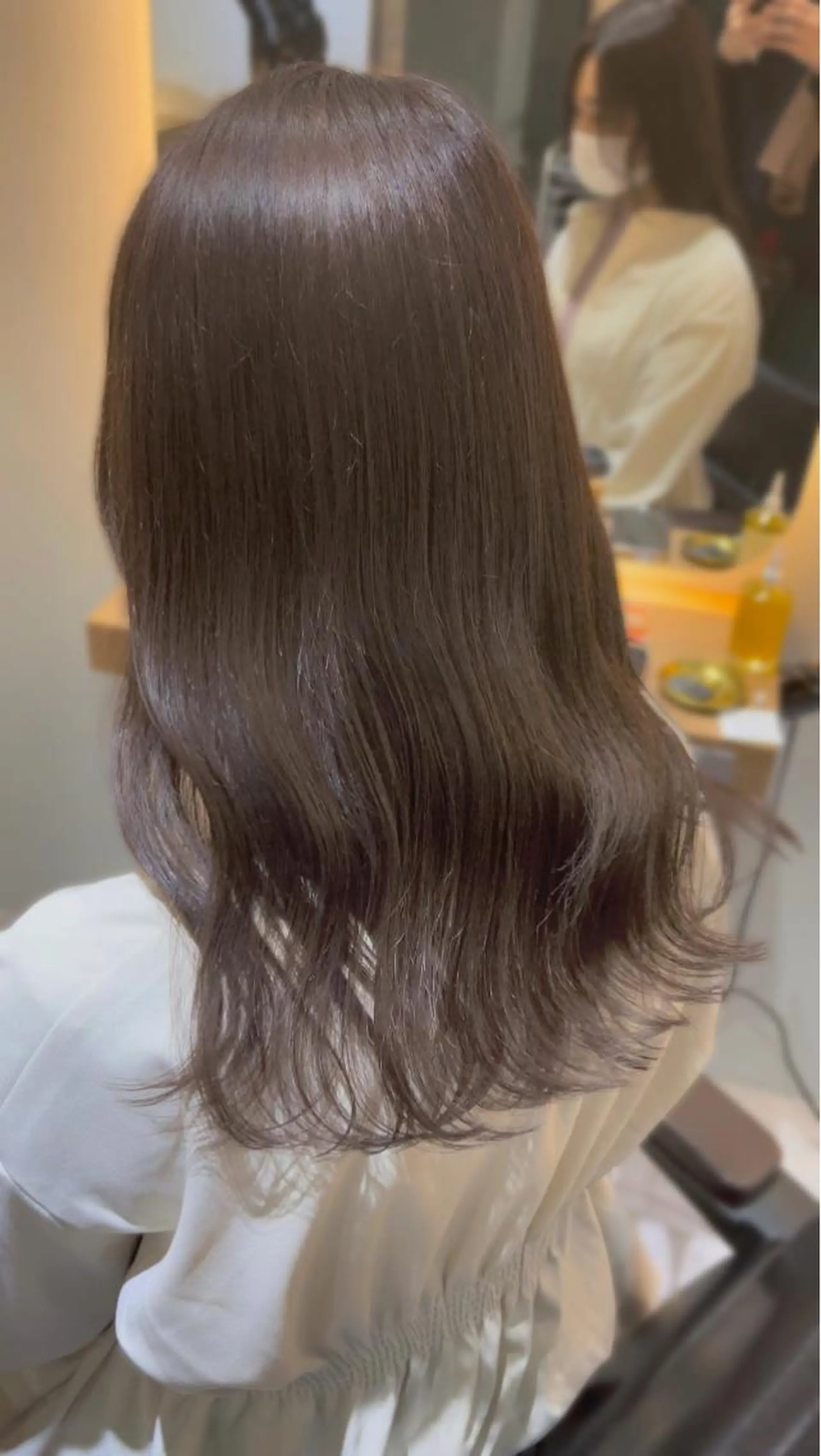 セミロング カラー ブリーチ ヘアカラー トリートメント レイヤーカット/ ブリーチカラー/雅人のヘアスタイル