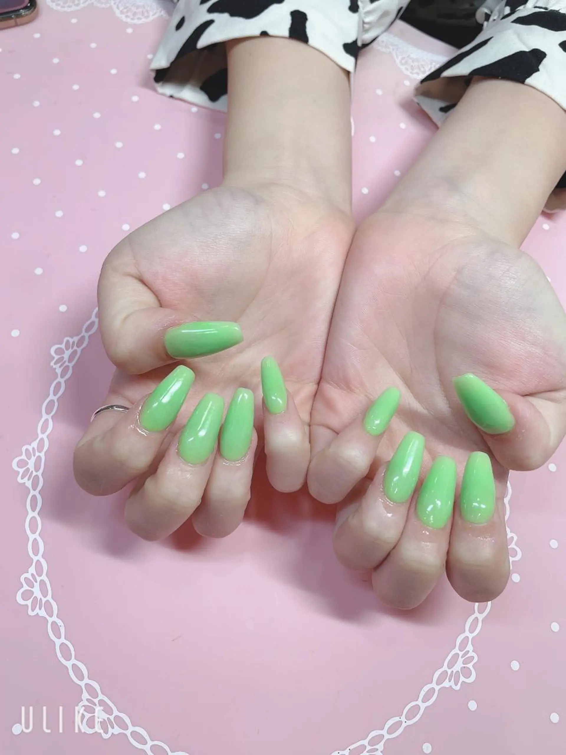 セミロング ネイル ハンドネイル 《LB》ラブリエ Nail&eyeのマツエク・マツパデザイン