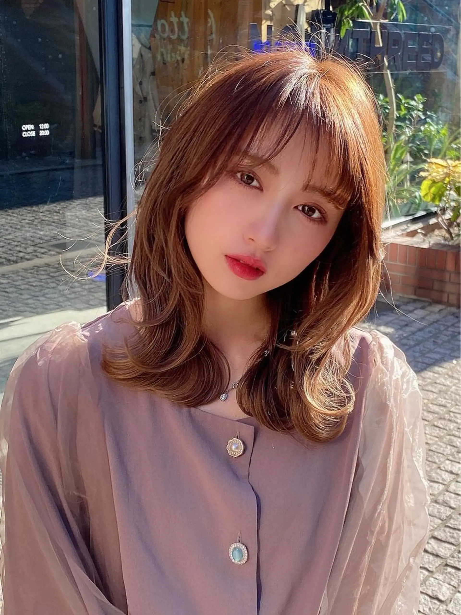 ミディアム パーマ ミディアムパーマ くびれヘア トリートメント デジタルパーマ ETOWA shinjuku所属・小顔似合わせ提案/ レイヤー/川澄かずまのヘアスタイル