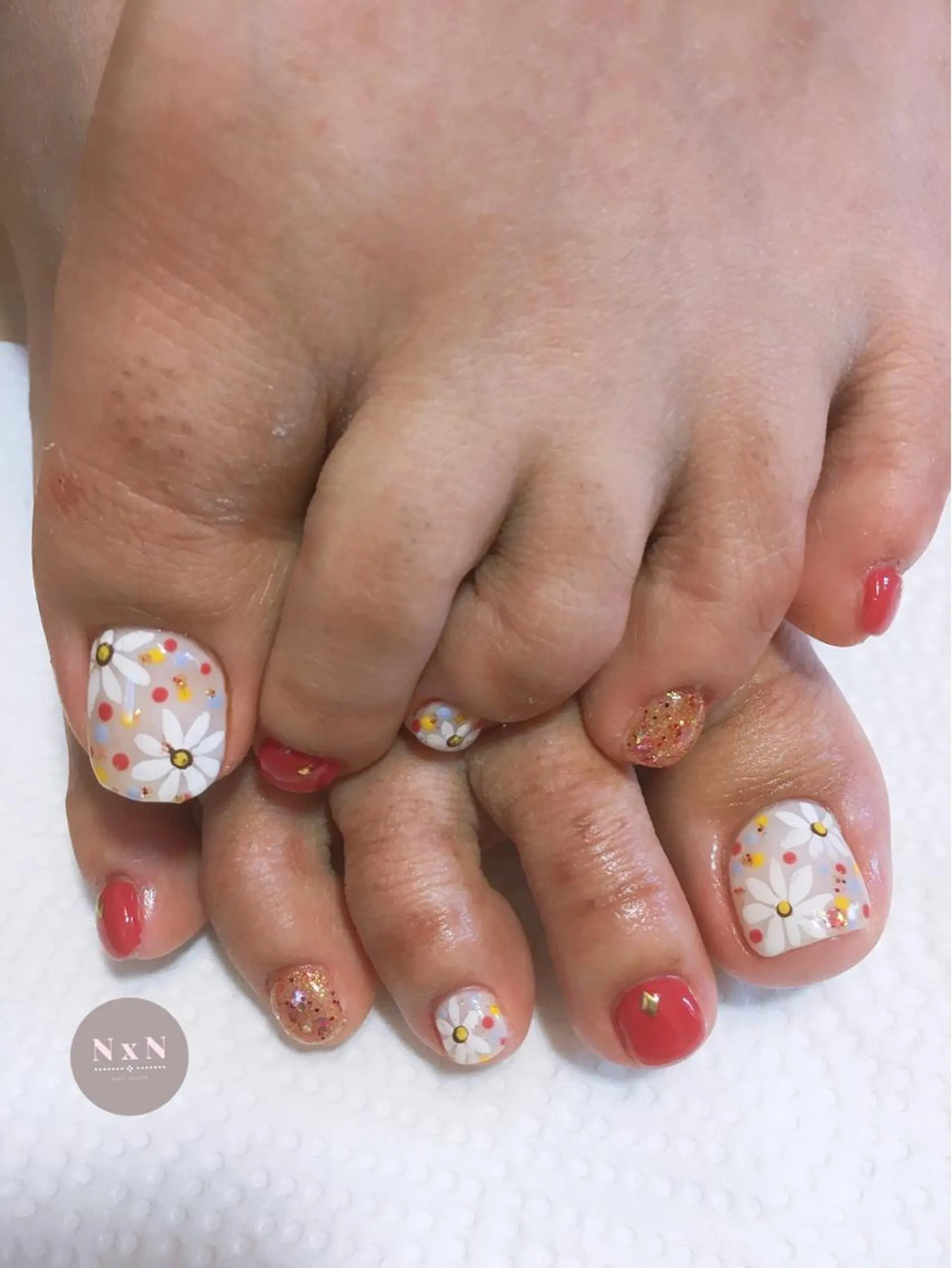 ネイル フットネイル nail salon N×Nのネイルデザイン