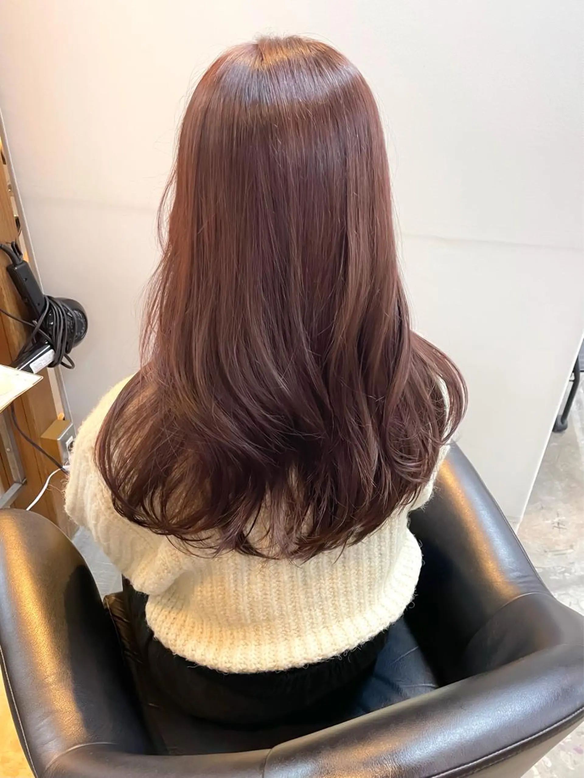 ロング ピンクブラウン ピンクラベンダー ヨシンモリ カット ヘアカラー トリートメント allure所属・表参道Allure 大塚ちはなのヘアスタイル