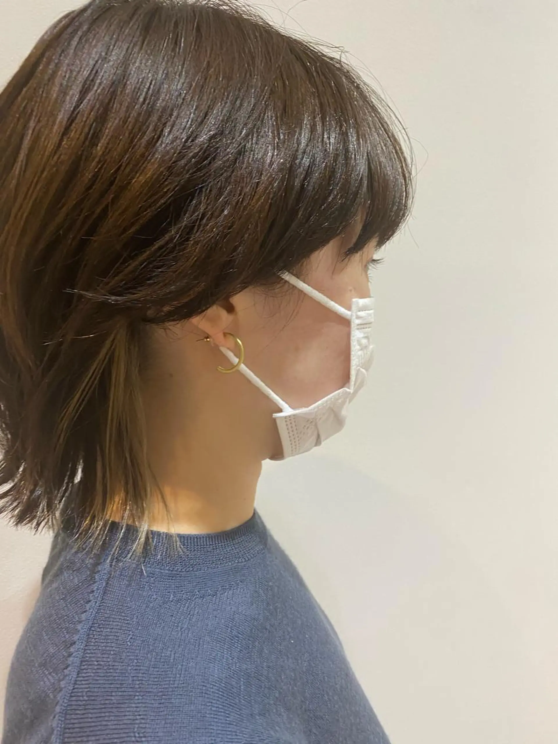 ショート カラー バレイヤージュ ブリーチ ケアブリーチ デザインカラー ダブルカラー カット ヘアカラー トリートメント 大人かわいい×艶髪 🤍塩川のヘアスタイル