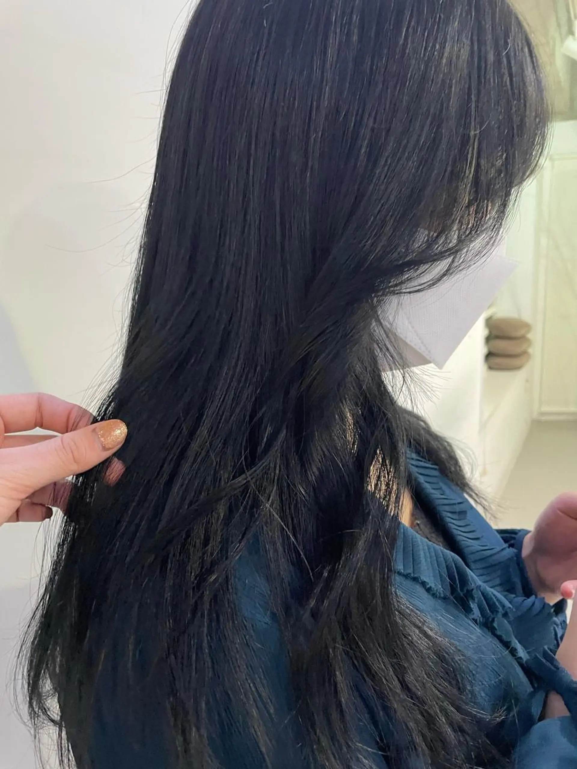 ロング カラー silo所属・silo MOKA 顔周りカット🦦のヘアスタイル