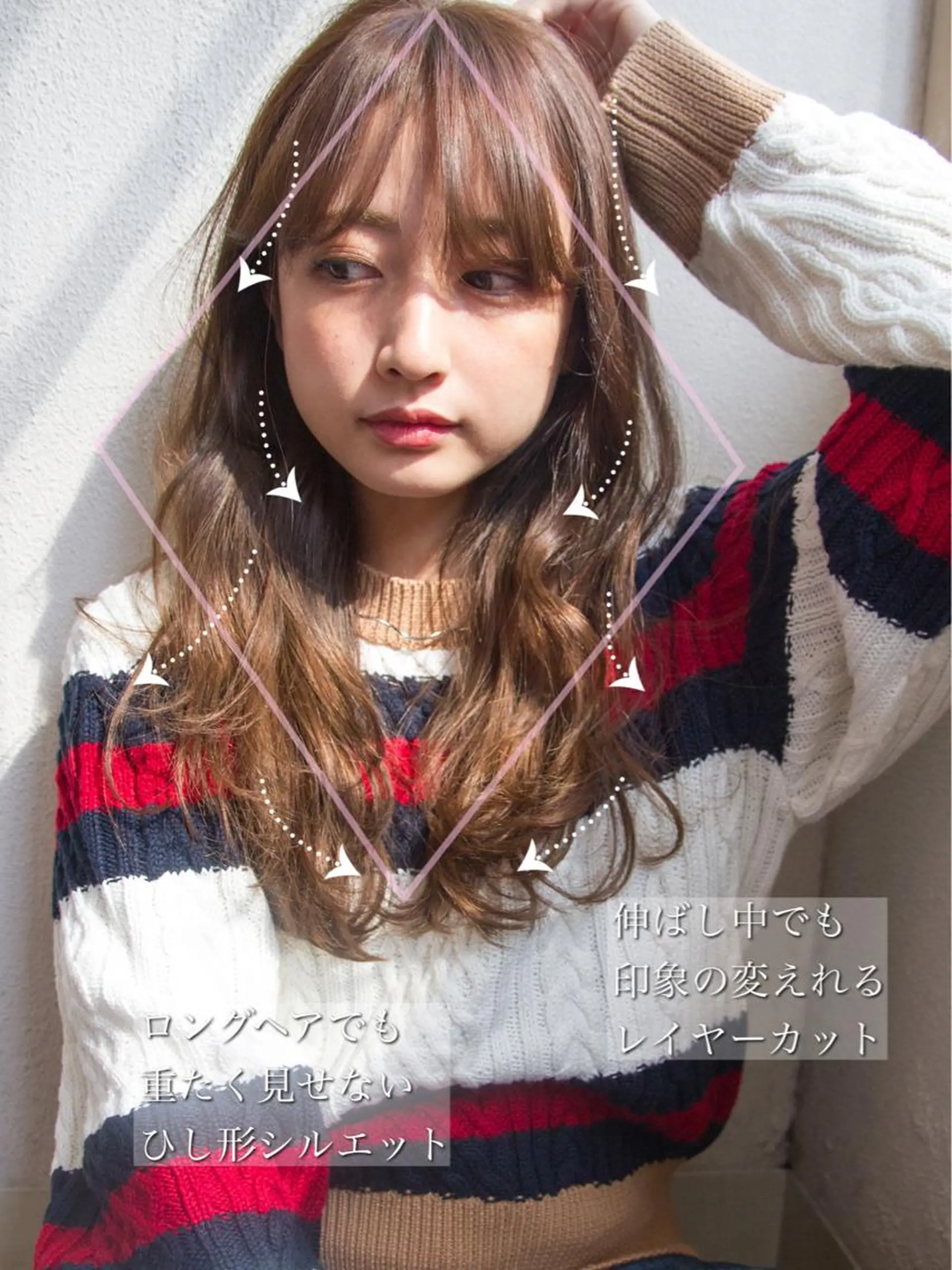 セミロング くびれヘア 顔周りカット 小顔カット トリートメント 【1日2名様限定】 AFLOAT白川雄副のヘアスタイル