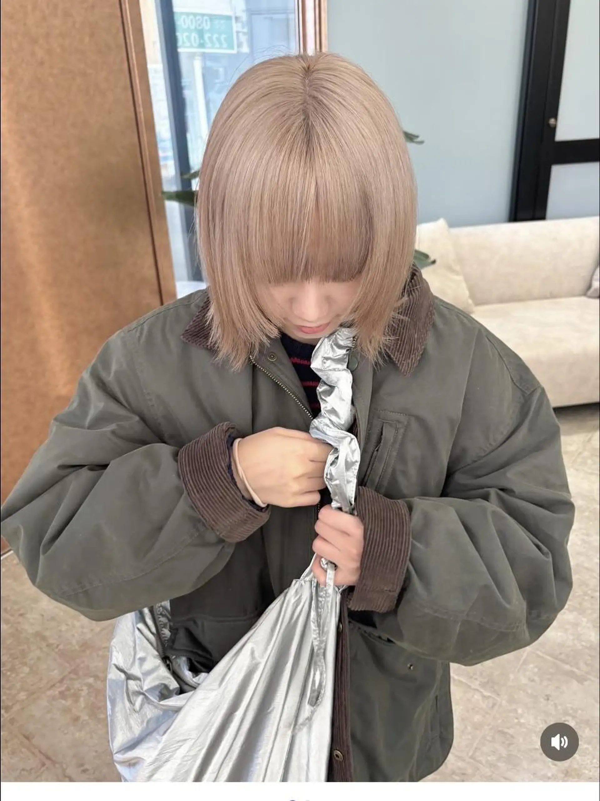 ミディアム ヘアカラー MATTY rioのヘアスタイル