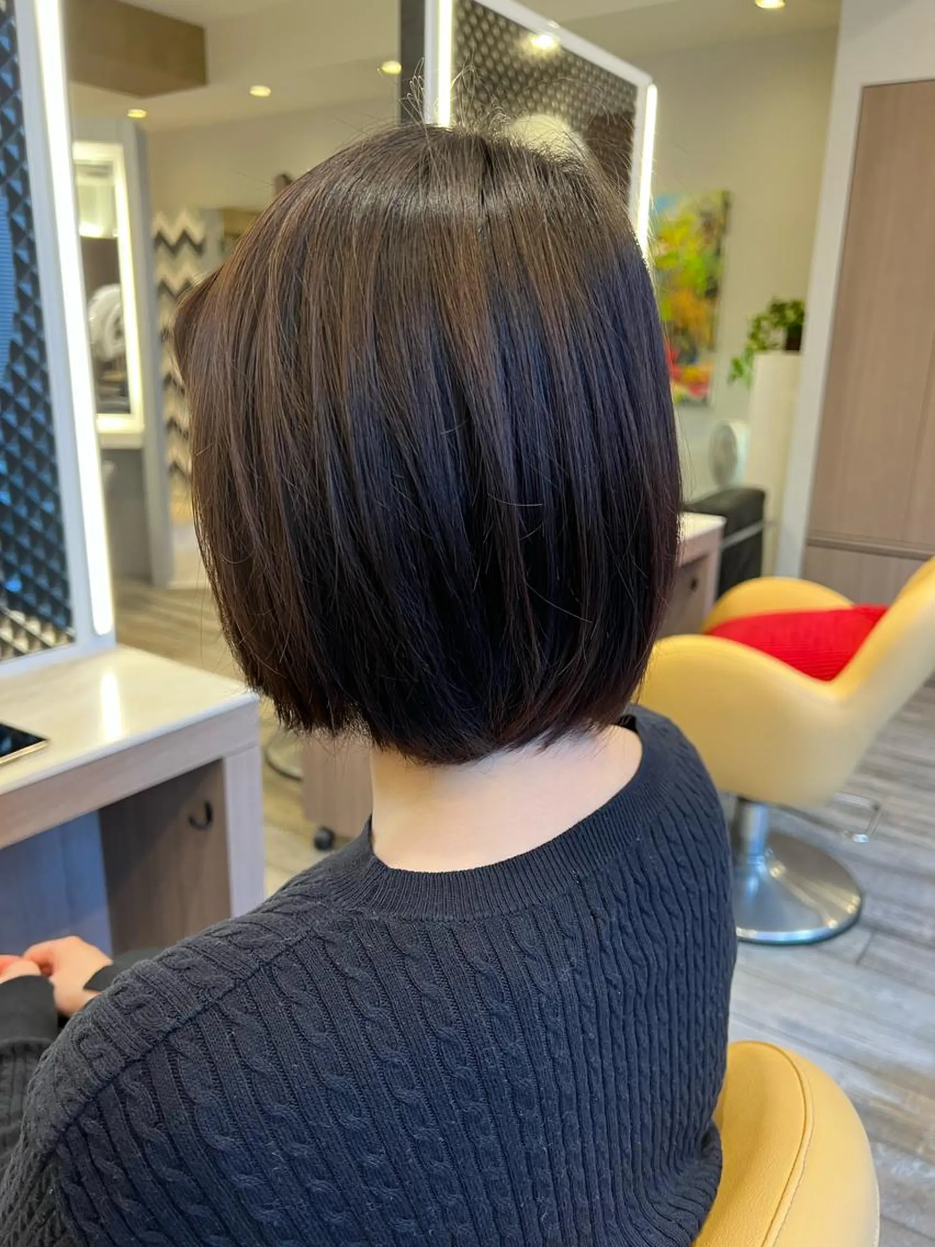 ショート カット トリートメント Soleria所属・艶髪/酸性ストレート 根本零のヘアスタイル