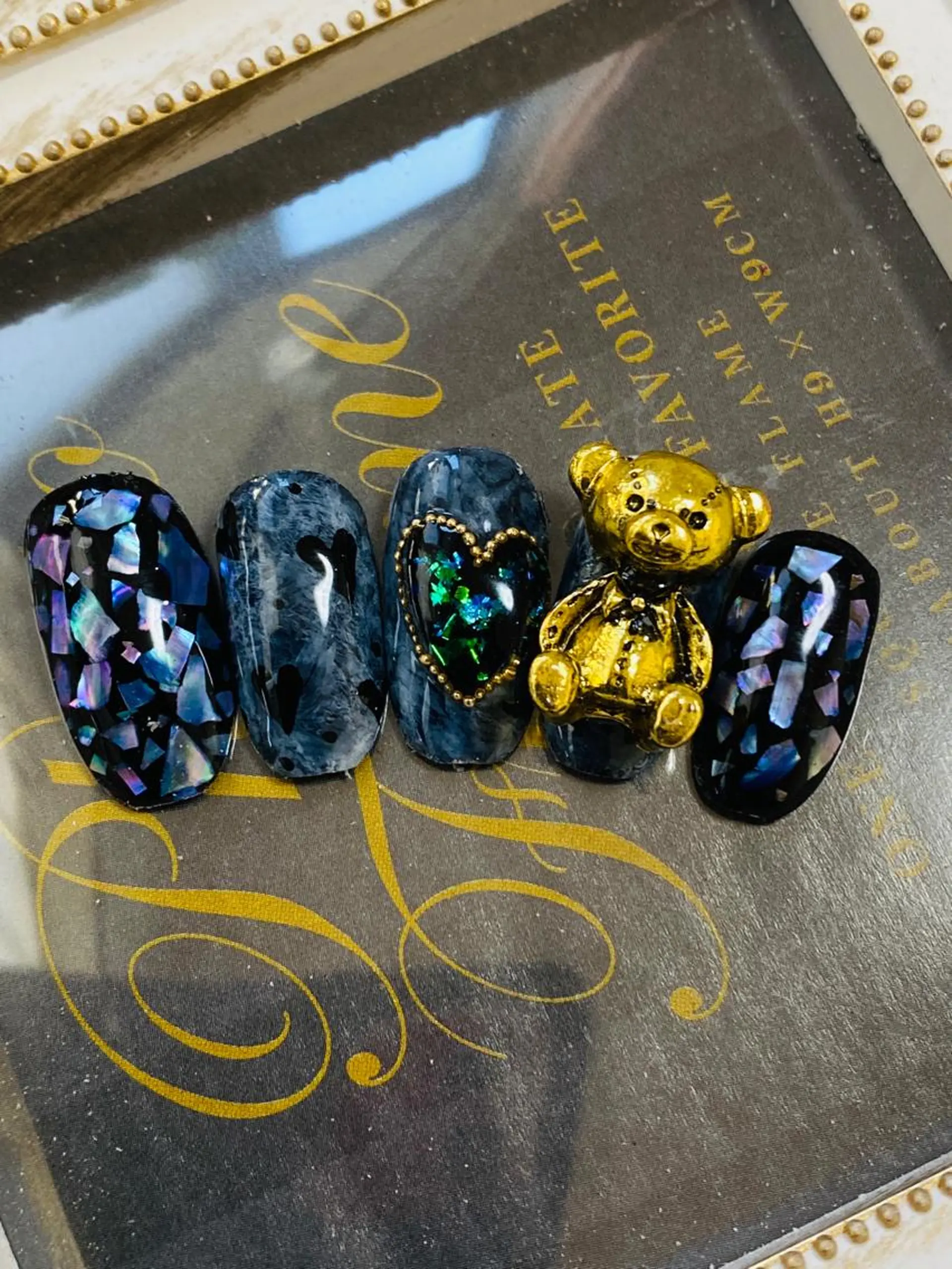 ネイル ハート 自宅ネイルサロン ♦️nuance♦️のネイルデザイン