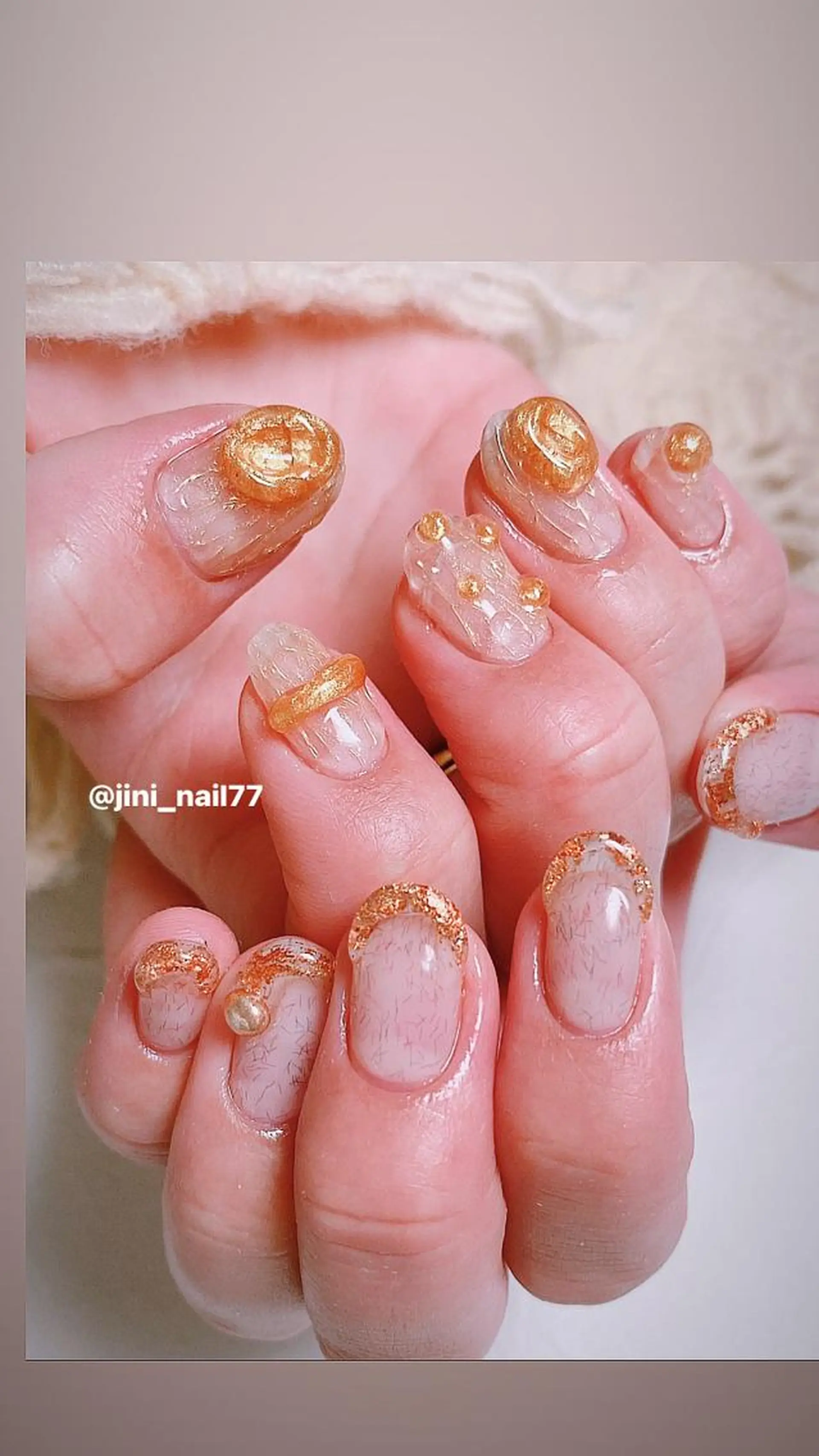ネイル ハンドネイル JINI NAIL所属・ジニ ネイルのネイルデザイン