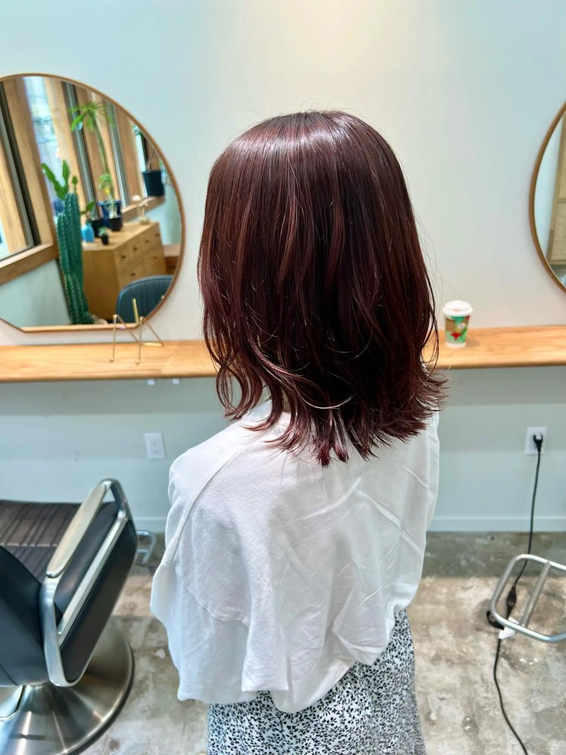 ミディアム カラー aiko【艶カラー ・ミニモ年内で終了】のヘアスタイル