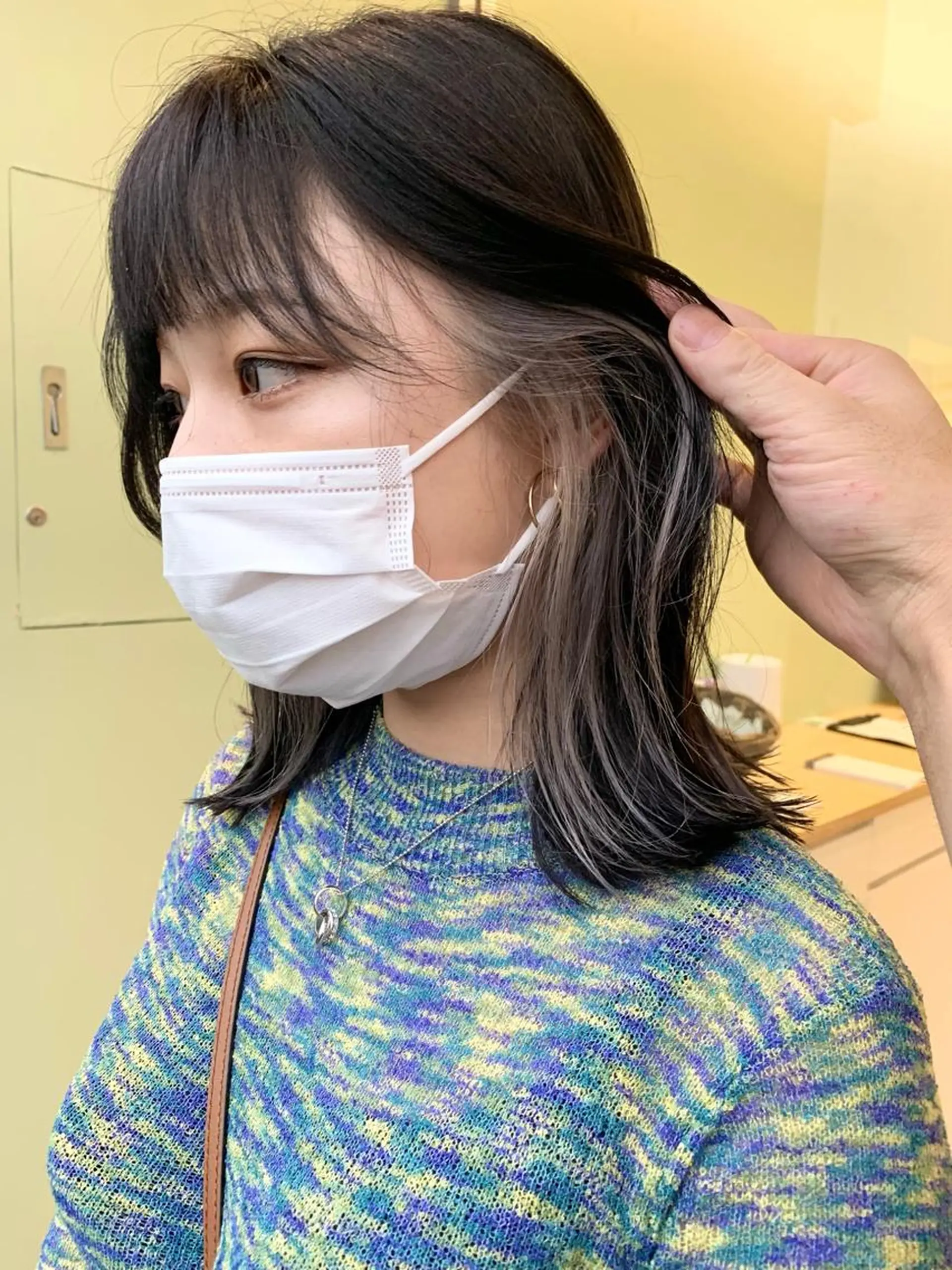 ミディアム カラー カット ヘアカラー トリートメント 武田 久司のヘアスタイル