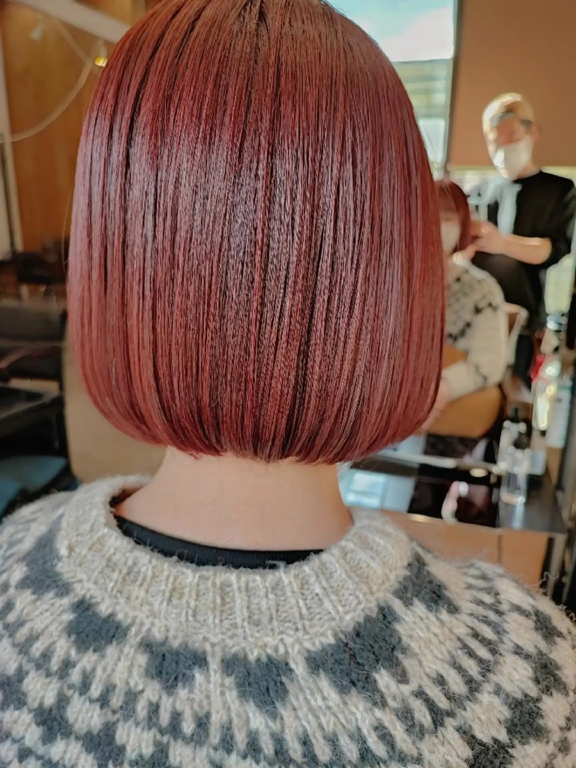 セミロング ボブ カット ヘアカラー トリートメント N°emirai溝口 MG 🌈梶谷龍吾のヘアスタイル