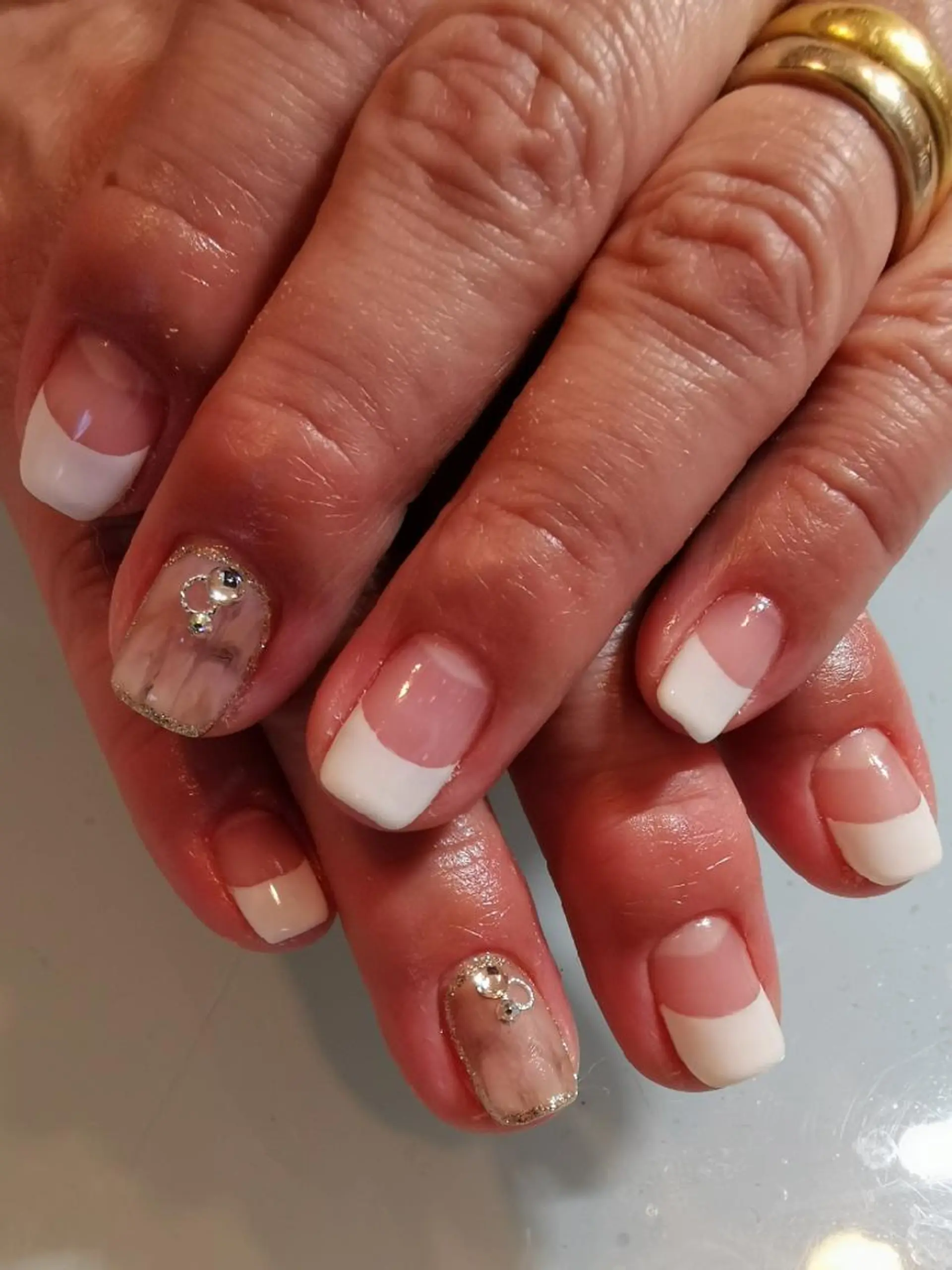 ネイル フレンチネイル 人気エリア💖完全個室【ルリエ】所属・ネイルサロン Lelienルリエのネイルデザイン