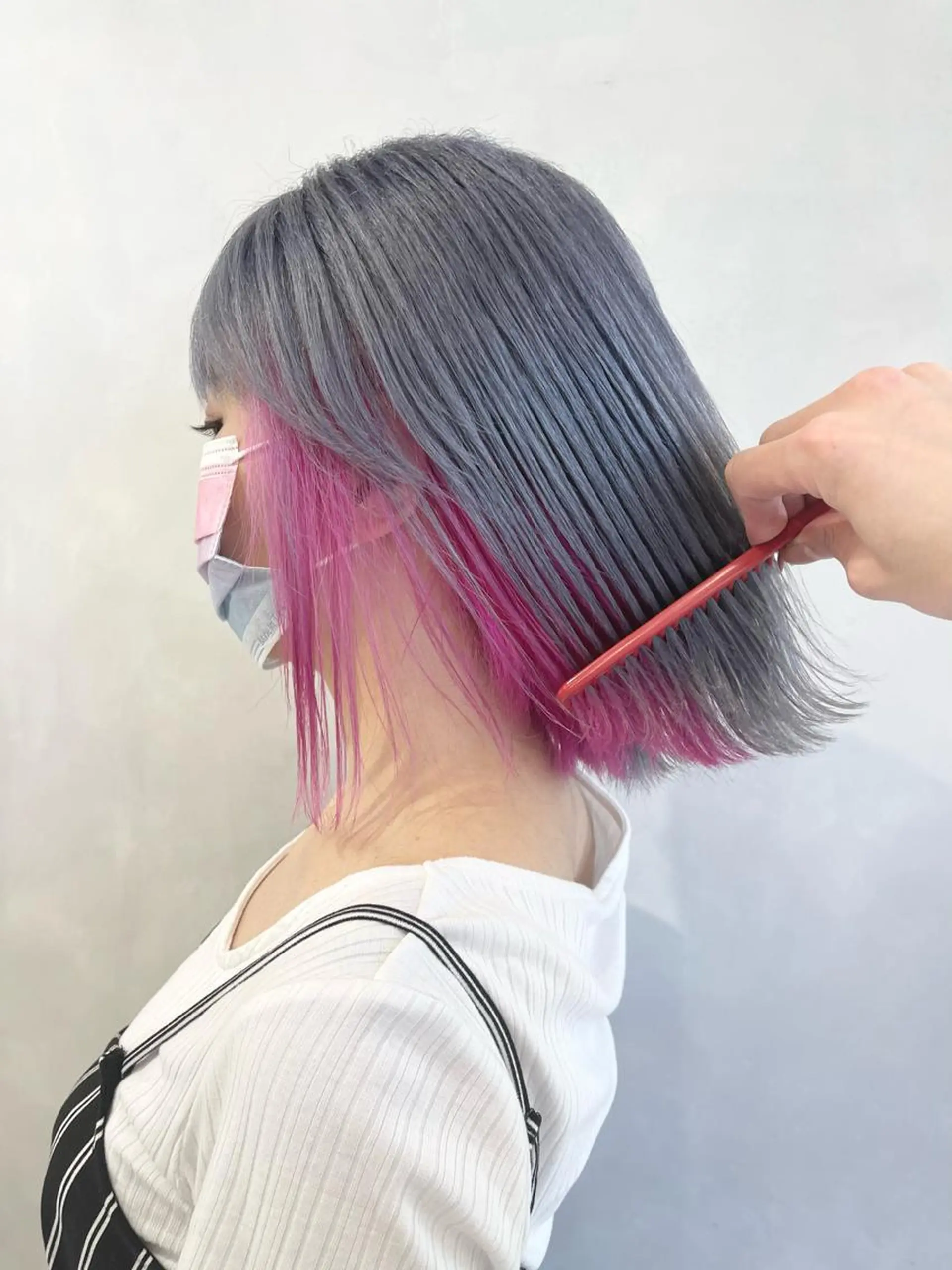 ミディアム カラー 🦋レイヤーカット ミドリカワ🦋のヘアスタイル