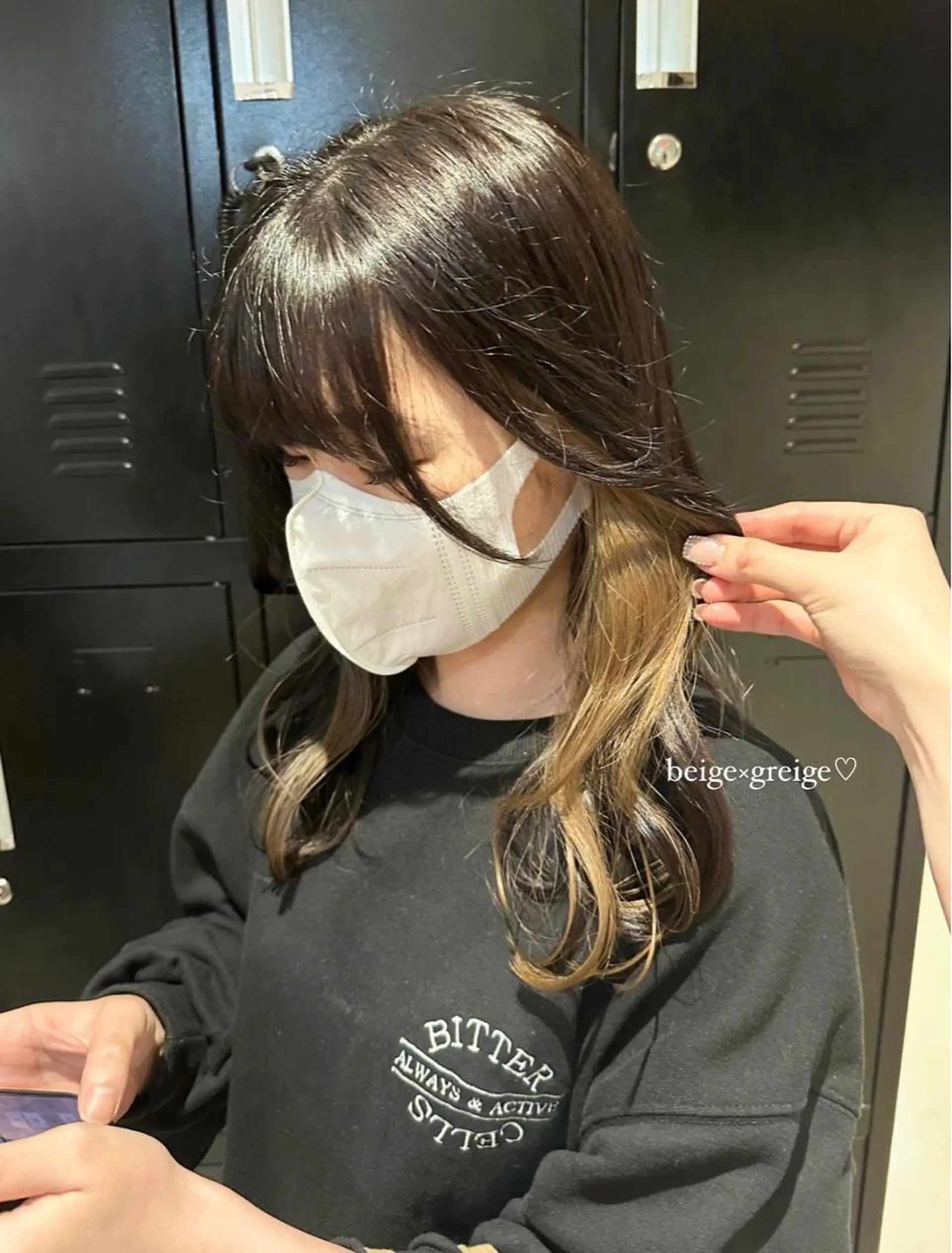 ロング カラー パーマ ヘアアレンジ キッズ ネイル マツエク・マツパ アイブロウ ヘアカラー トリートメント himawari♡ 柔らかいカラーのヘアスタイル