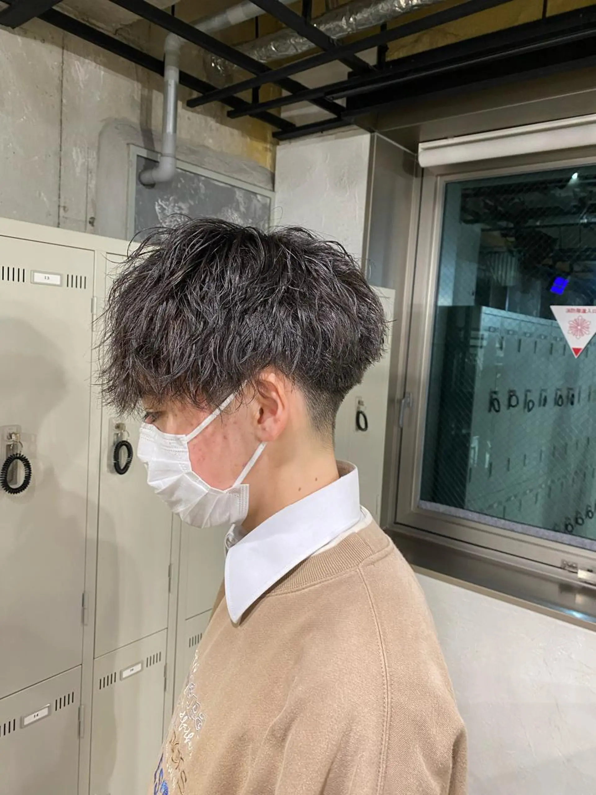 ショート パーマ メンズ 🟦ニュアンス/メン ズパーマ横浜🟦のヘアスタイル