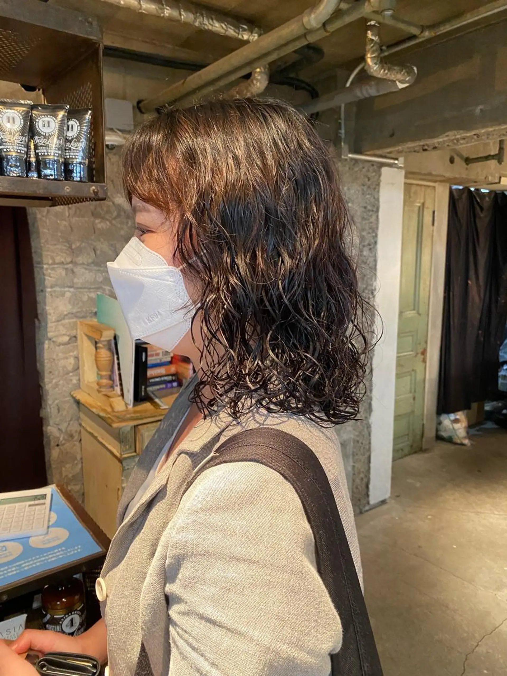 ミディアム パーマ お任せヘア☘️☘️ 及川渚のヘアスタイル