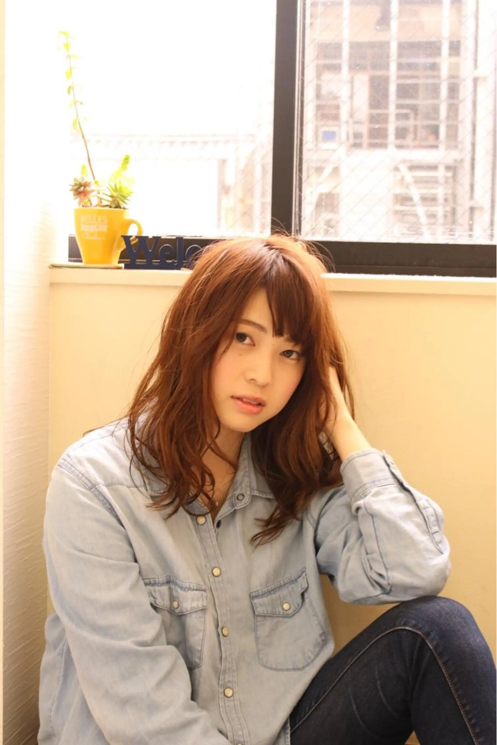 ミディアム 松本 剛成のヘアスタイル