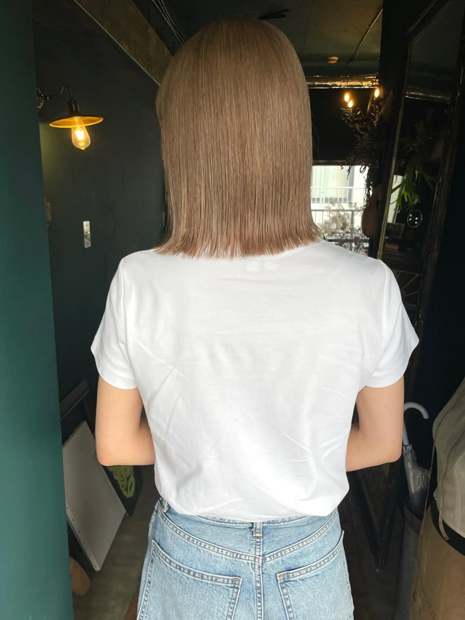 ミディアム カット ヘアカラー トリートメント vivre libre所属・vivre libreのヘアスタイル