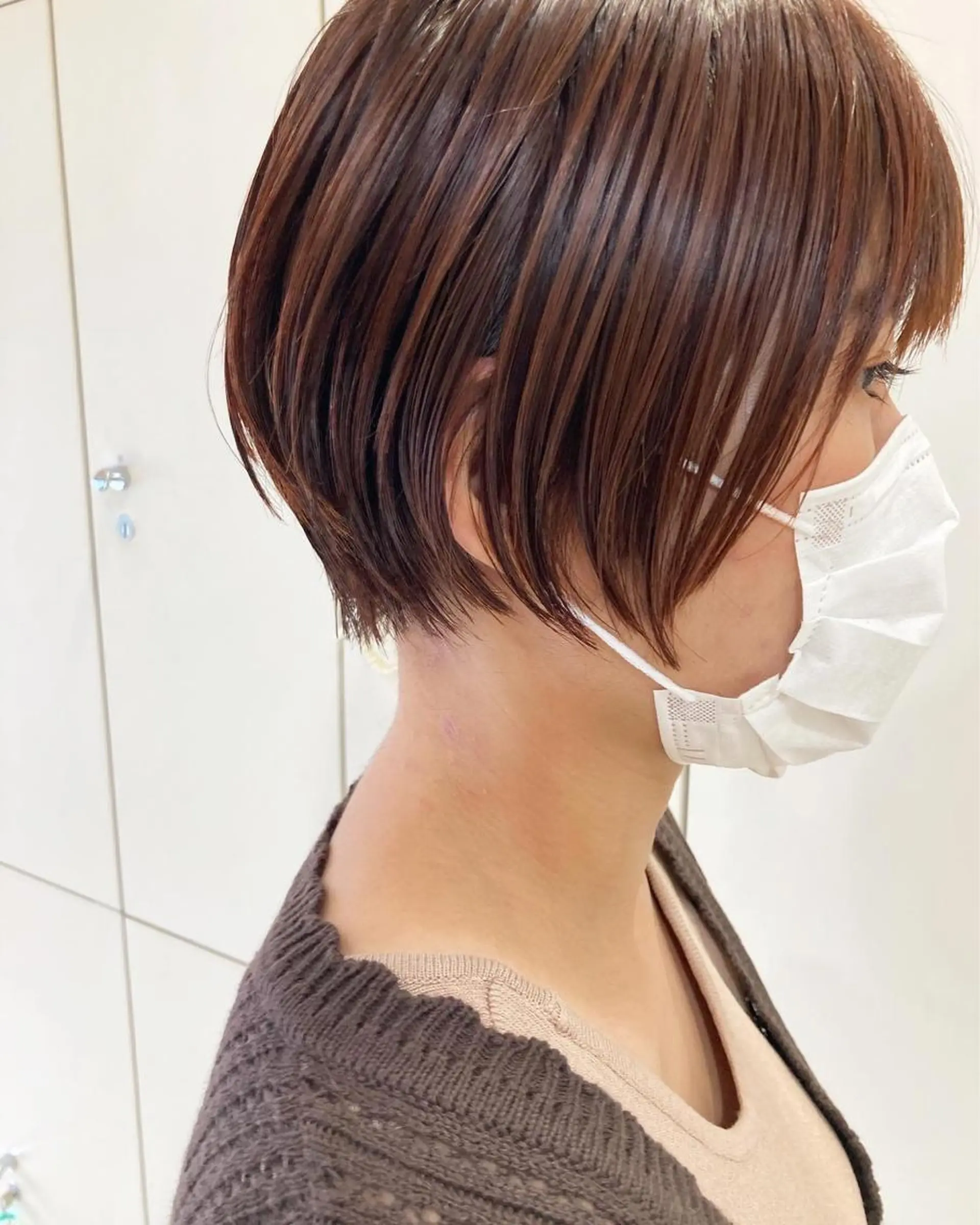 ショート カラー 永井 大希のヘアスタイル