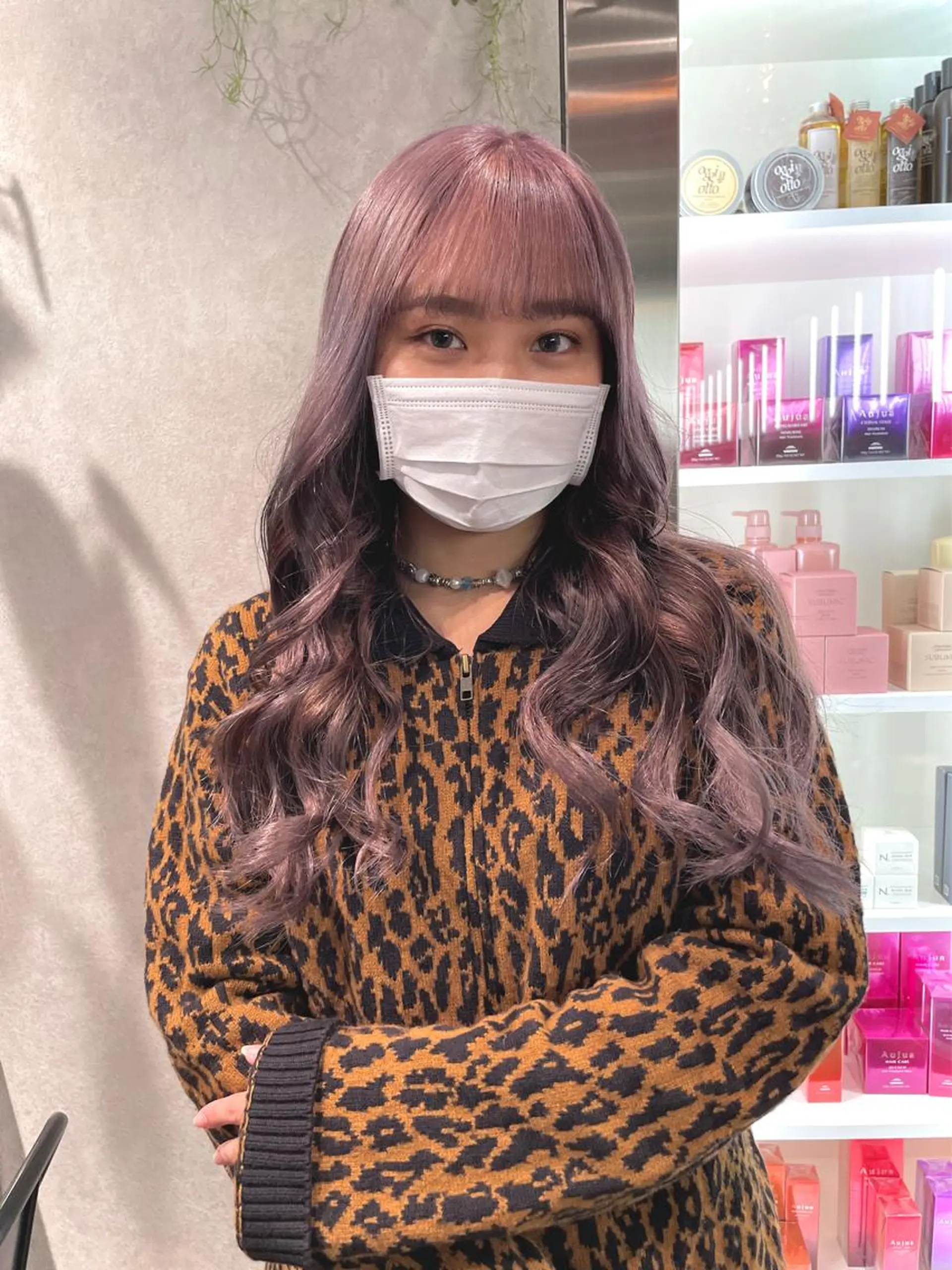 カラー スミレ /メンズ /コーンロウのヘアスタイル