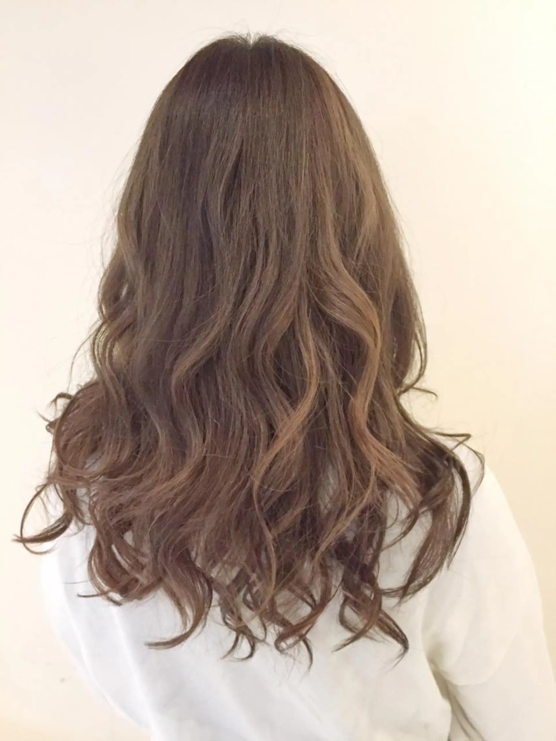 セミロング カラー ベージュカラー 透明感カラー カット パーマ トリートメント ◇おの あすか◇のヘアスタイル