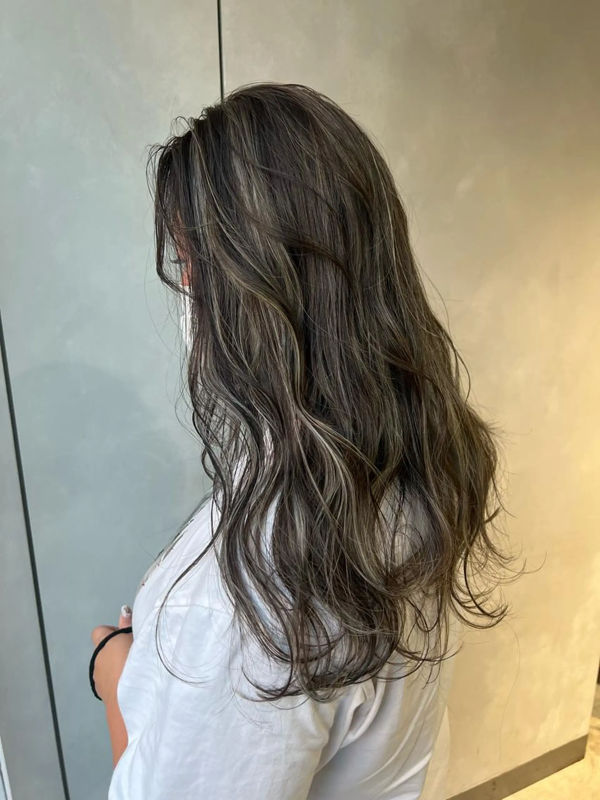 ロング カラー M IIのヘアスタイル